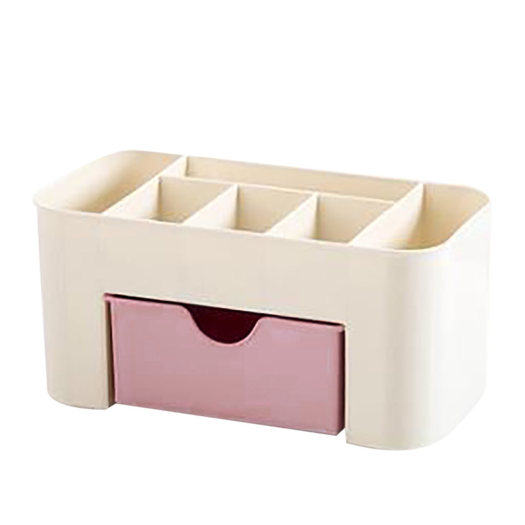 for Vanity with Brush Holder Large Capacity Cosmetic Storage Countertop Skincare for Bathroom Perfume Lotions Display... - Image 2