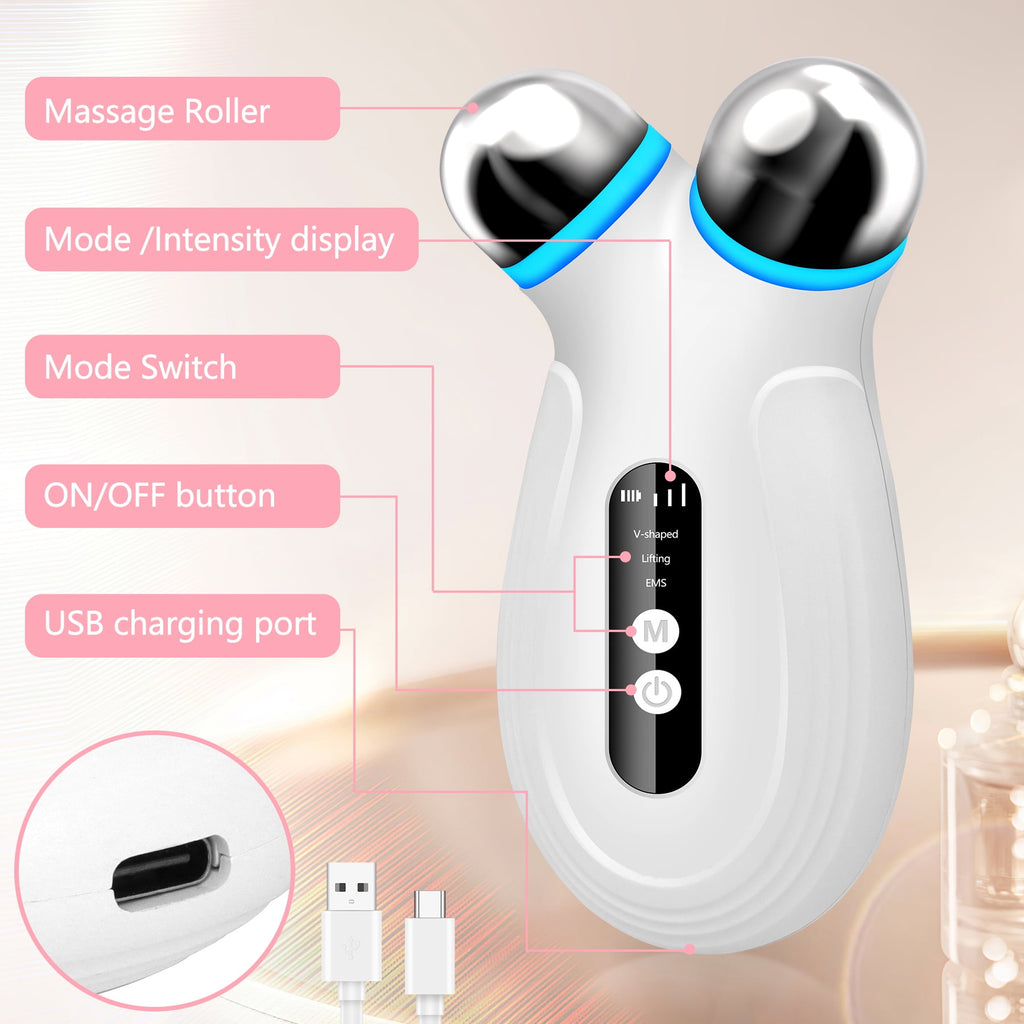 for Anti-Aging & Skin Tightening - At-Home Face Lift Tool to Reduce Wrinkles, Firm Skin & Boost Serum Absorption, Rec... - Image 3