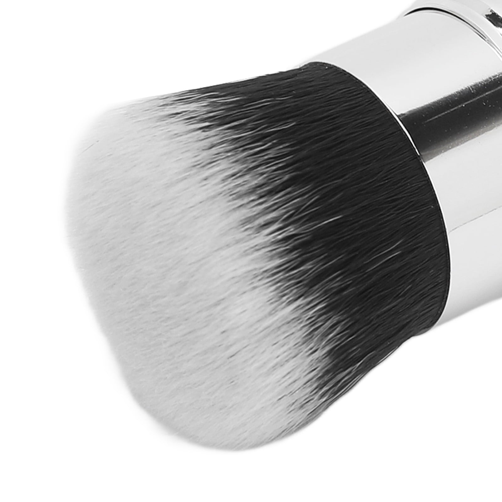 2-in-1 Face Oil Absorbing Volcanic Roller with Retractable Foundation Brush, Brown - Reusable Facial Skincare Tool fo... - Image 2