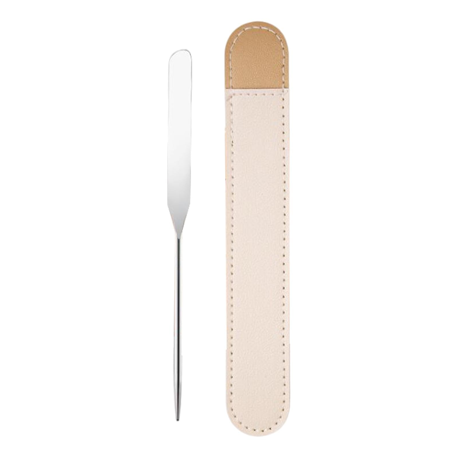 2xDouble Sided Makeup Spatula Professional for Cream Skincare Products Artist 2 Pcs - Image 2