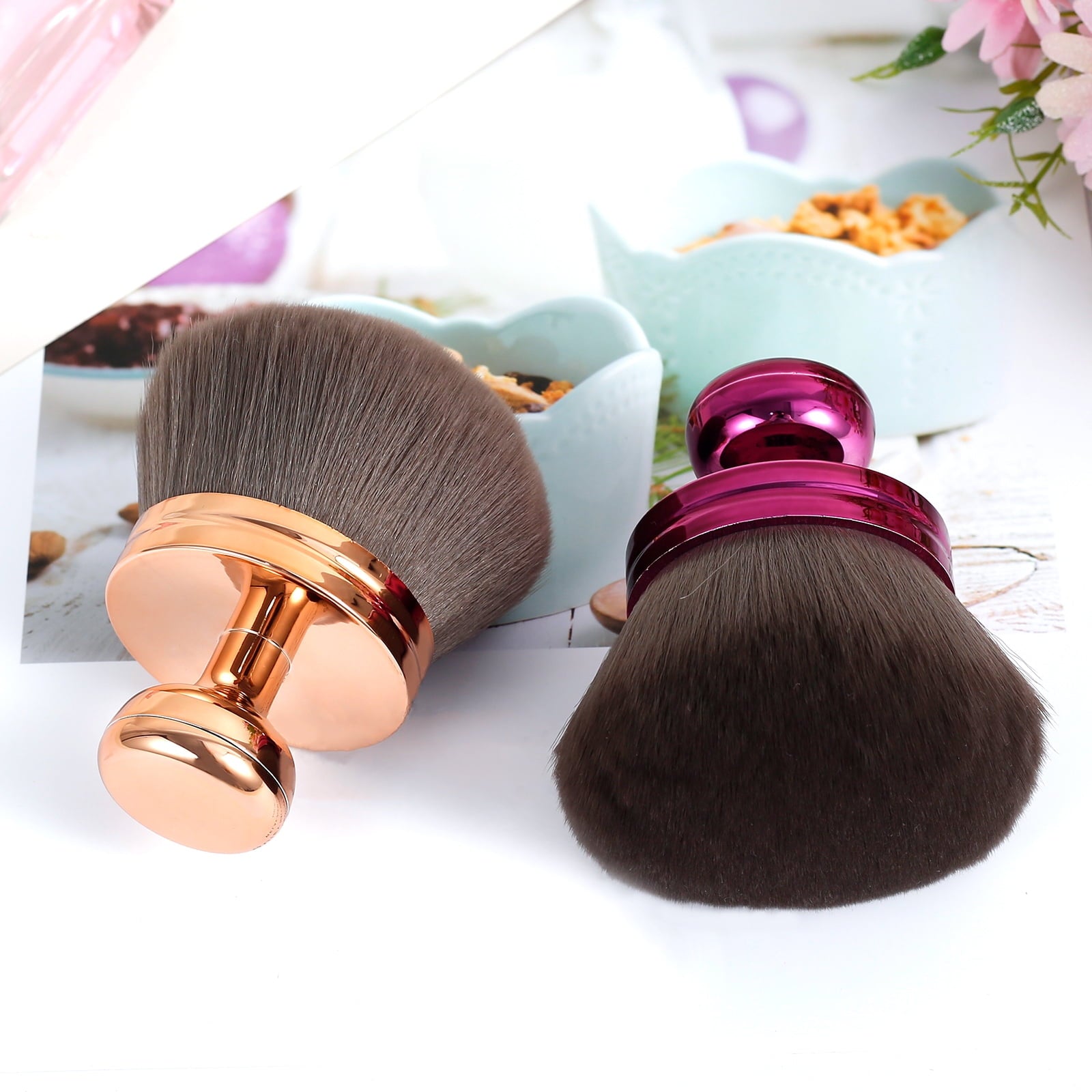 2pcs Tan Back Applicator Set Multipurpose Portable Large Body Makeup Brush Professional Oval Face Leg for Beginner Pu... - Image 6