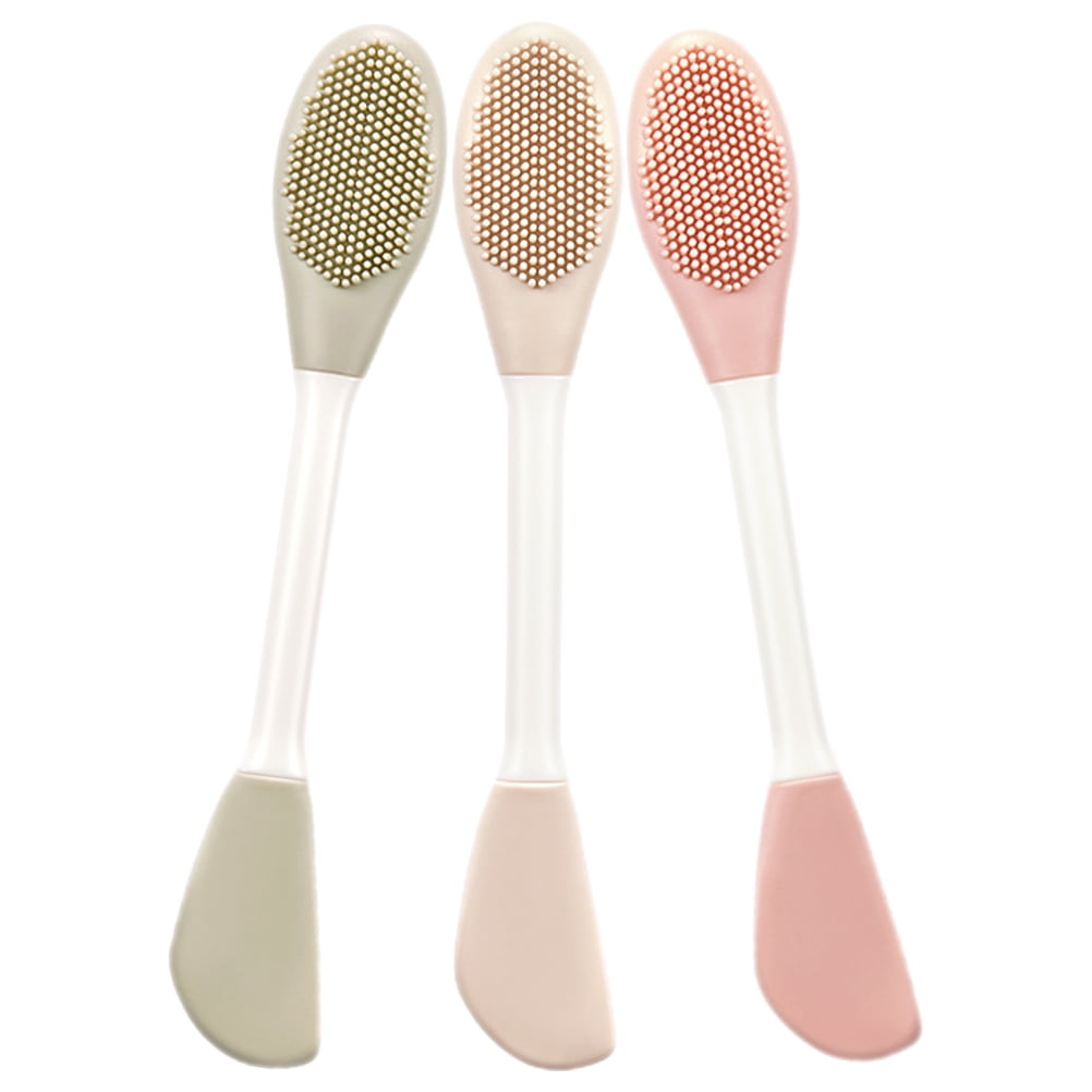 3Pack Silicone Applicator Brush for Facial Cleansing in Skincare Routine - Image 6