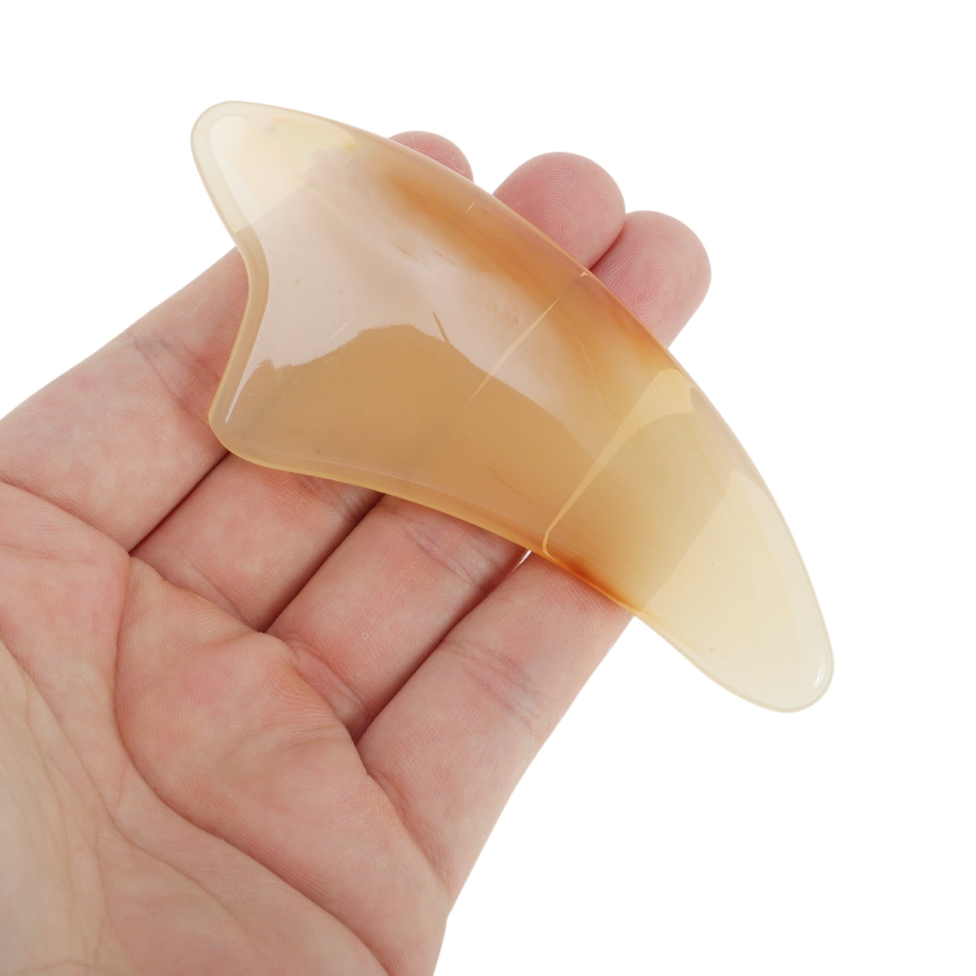 1 Set Gua Sha Facial Massage Beauty Tool Convenient Skincare and Massaging Tool Yellow - Image 4