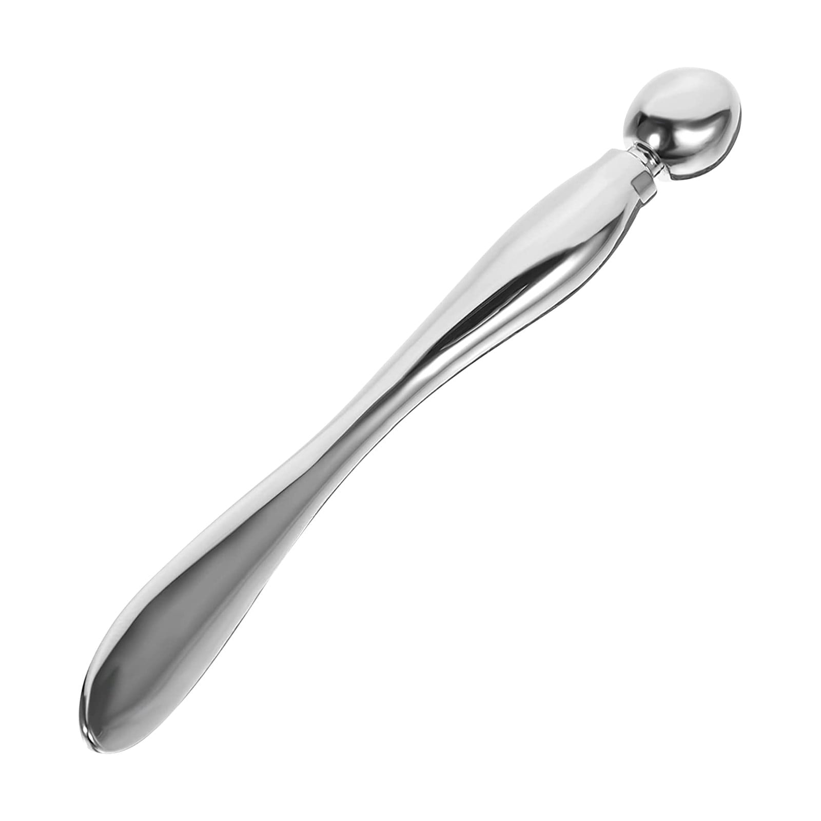 Metal Wand Spatula Face Roller, Dual-Ended Beauty Massage Tool for Skin Care Anti-Swelling - Image 2