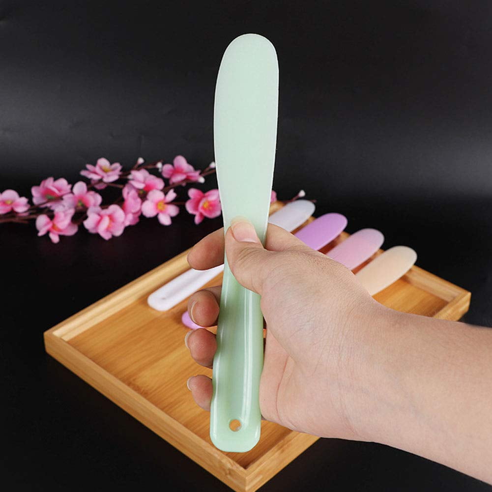 BZUEPRS 6Pcs Plastic Cosmetic Spatula Candy Color Reusable Cosmetic Mask Mixing Spoon Scoops Spatulas Stick Applicator Beauty Spa Makeup Too - Image 4