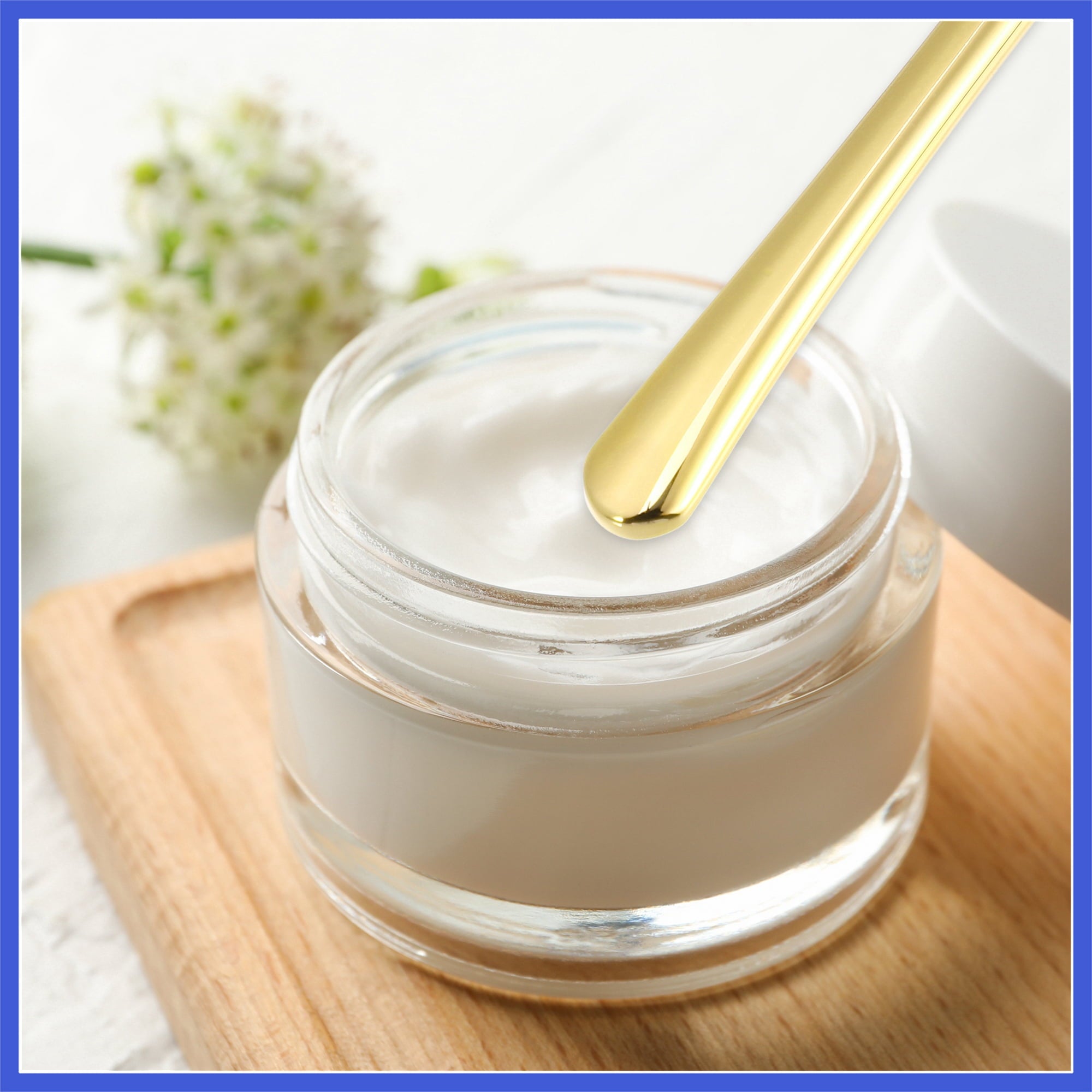 Mini Makeup Spatula for Facial Cosmetic Face Cream Zinc 2.32"x0.30" Alloy Gold Tone 4 Pcs - Image 2