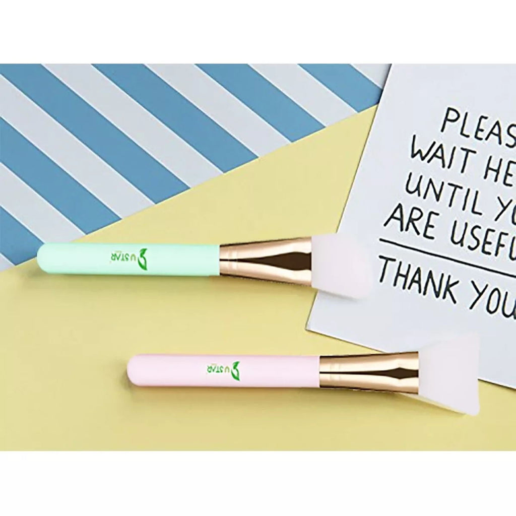 2pcs Silicone Face Mask Brushes, Mask Beauty Tool , Soft Silicone Facial Mud Mask Applicator Brush, Flexible Facial Mud Mask Applicator Brus - Image 4