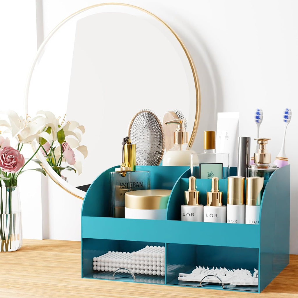 Makeup Organizer with Drawers, Cosmetic Storage for Dresser Vanity and Bathroom Countertop, Beauty Holder for Lipstic... - Image 3