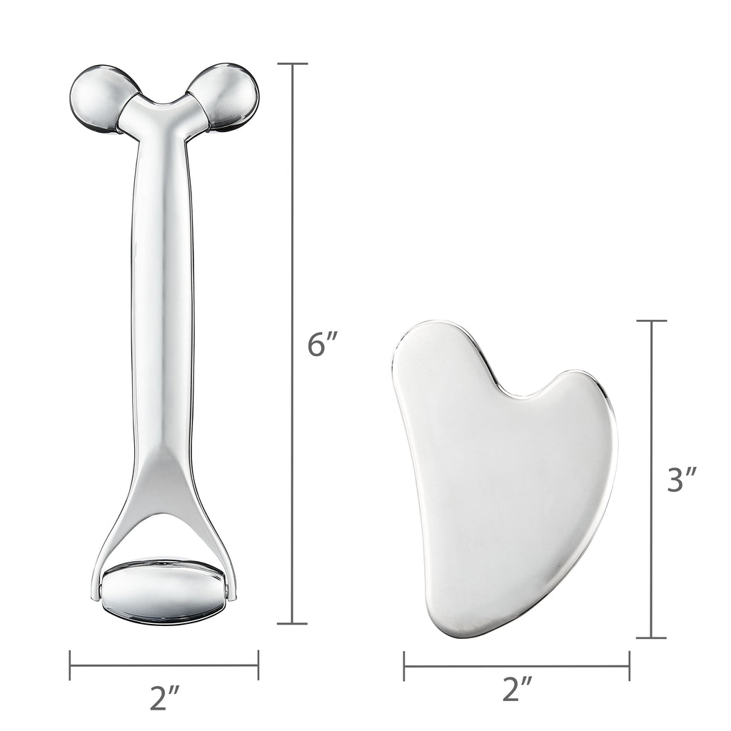 Gua Sha and Face Roller, 2 Piece - Image 6
