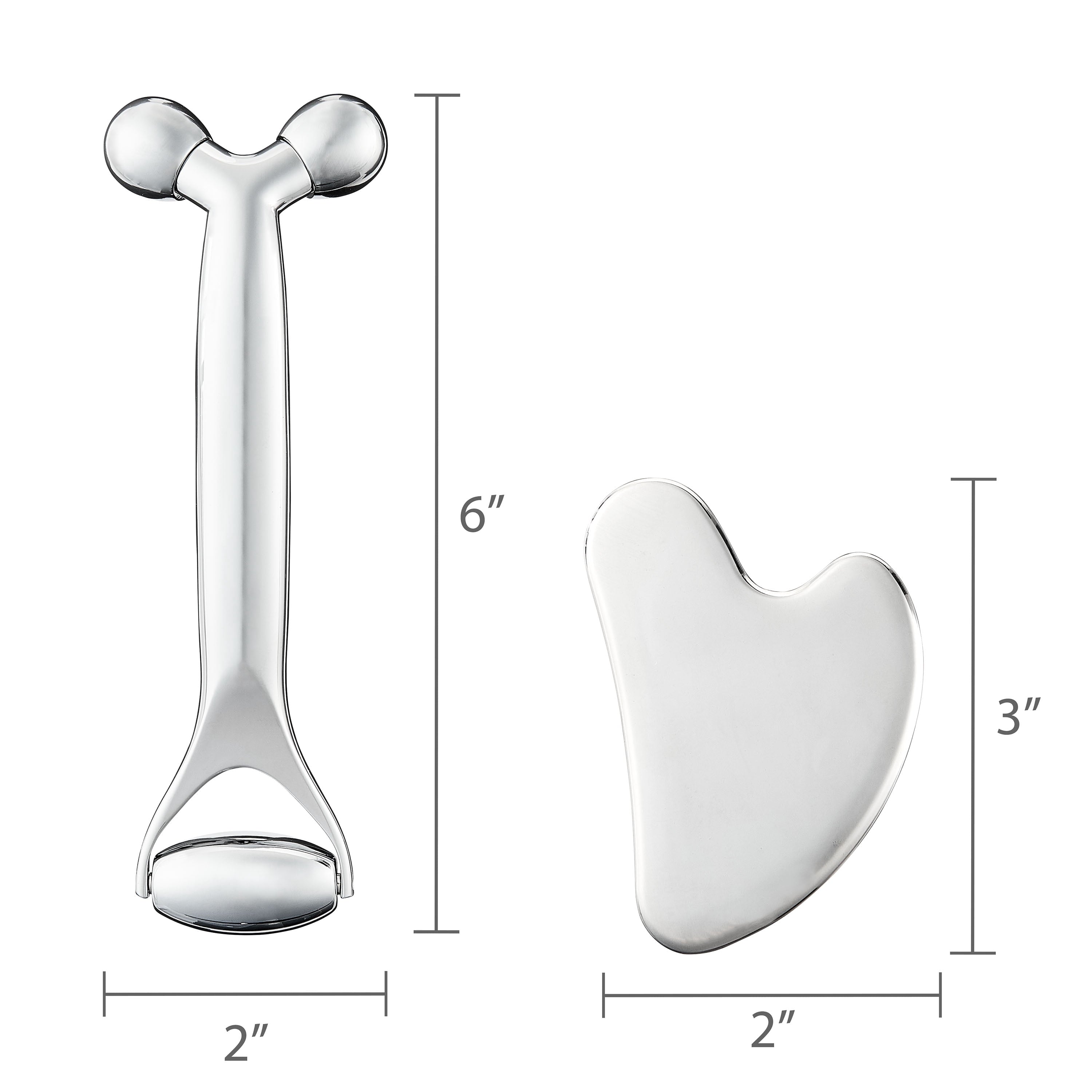 Gua Sha and Face Roller, 2 Piece - Image 6