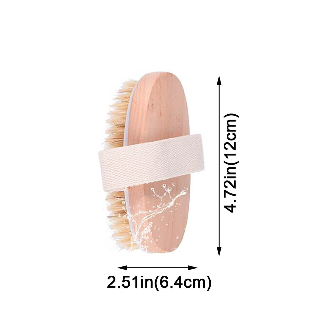 Natural Bristle Face Brush, Dry Exfoliation Brush, Gentle Facial Cleansing Tool for Removing Dead Skin and Minimizing... - Image 3
