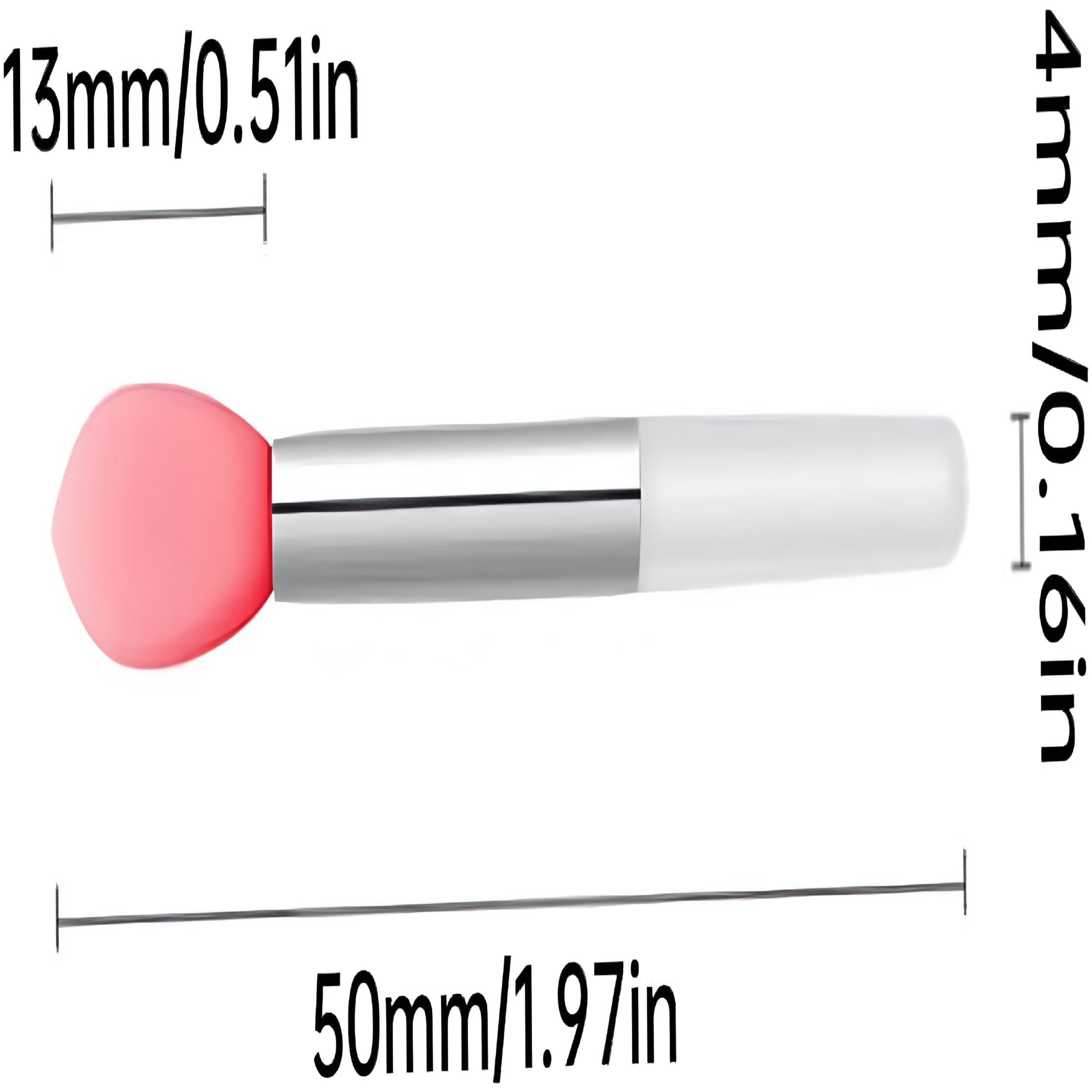 Silicone Lip Brushes Mini Lip Scrub Brush Reusable Lip Balm Applicators for Lip Care Lip Brushes - Image 2