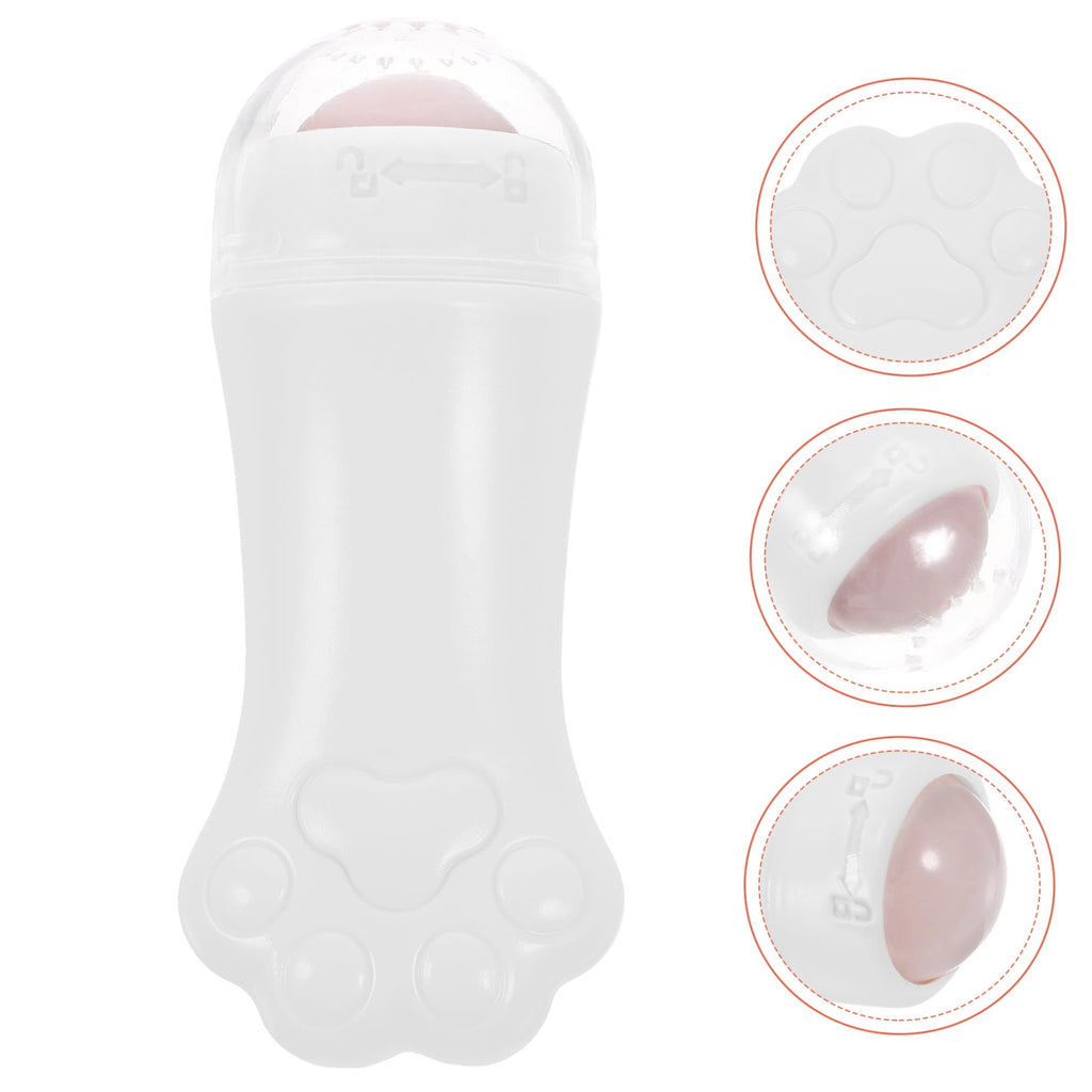 Facial Massage Tool Face Roller Rose Quartz Compact Design 1Set - Image 4