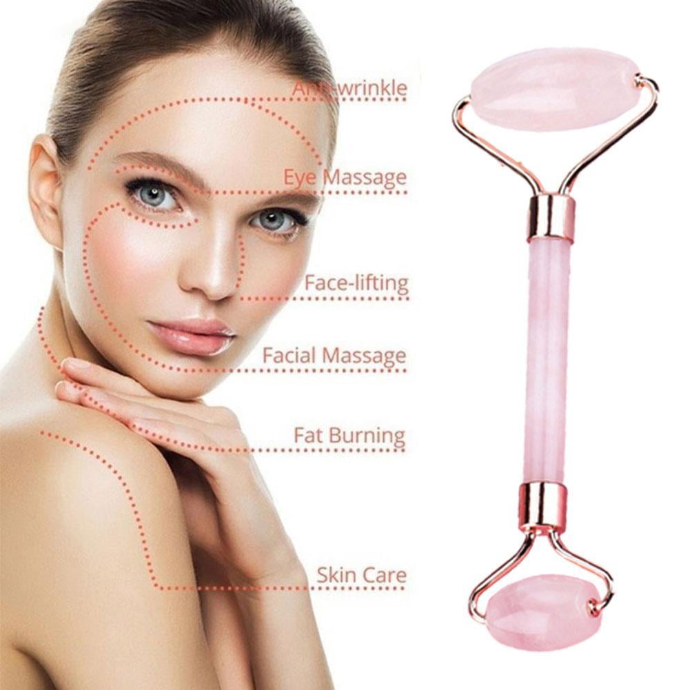 Double Headed Massage Gua Sha Resin Facial Roller Face Lift Up Skin Care Spa Tool - Image 2