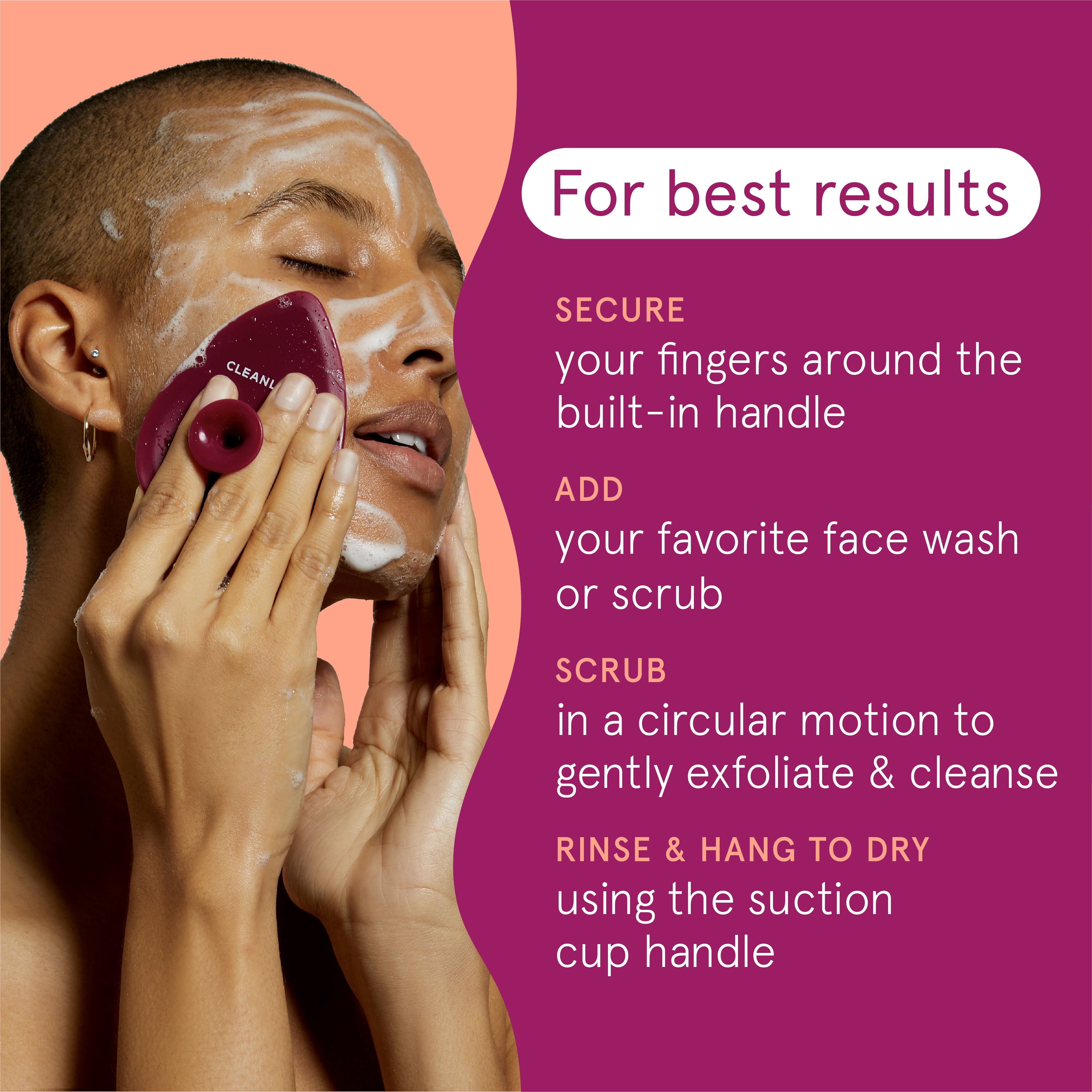 Silicone Facial Scrubbers (2 pack) - Image 3