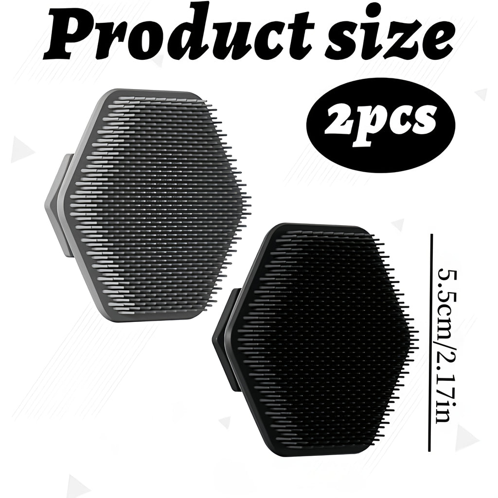 2pcs Silicone Facial Exfoliating Brush for Deep Cleansing and Massage, Manual Cleansing Tool - Image 5