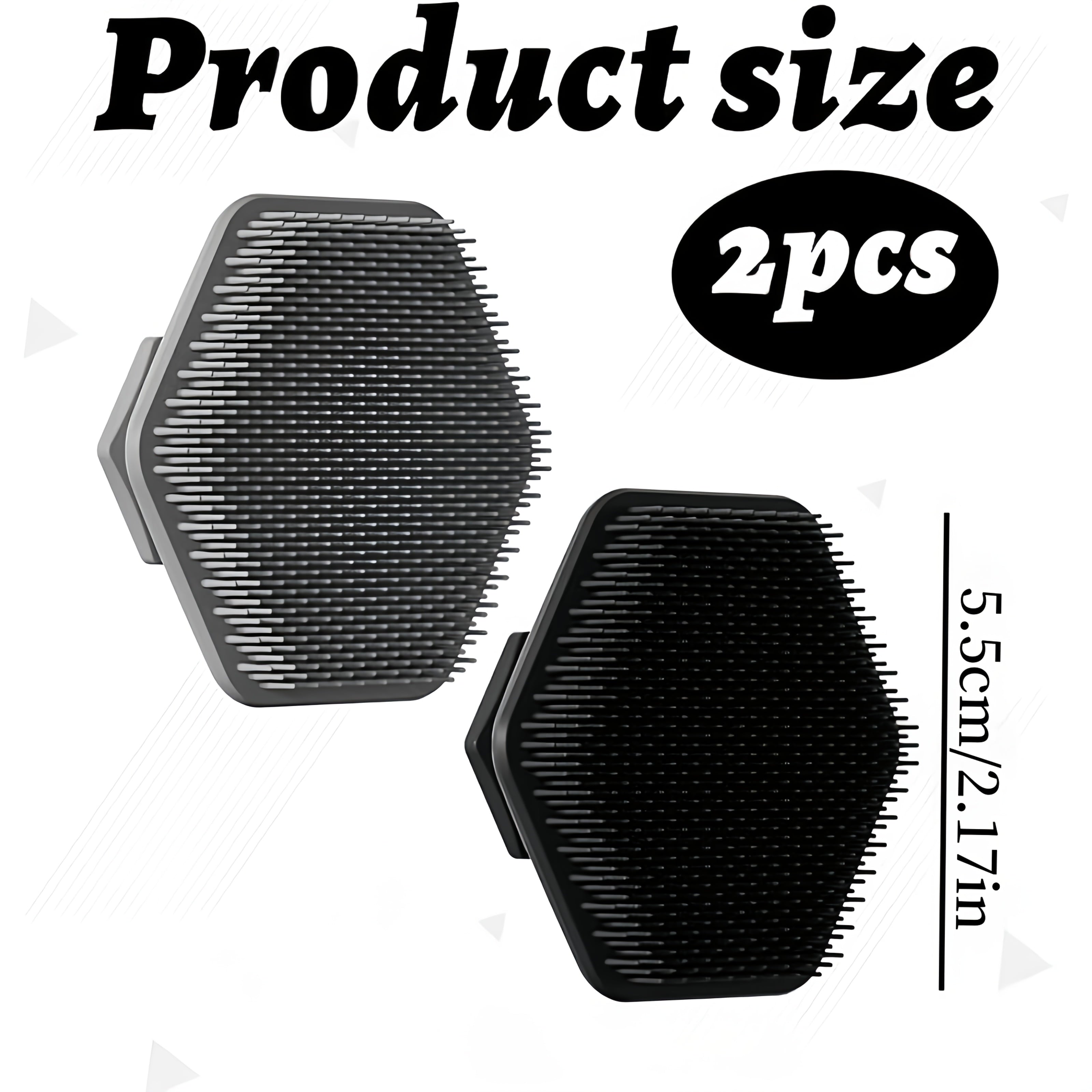 2pcs Silicone Facial Exfoliating Brush for Deep Cleansing and Massage, Manual Cleansing Tool - Image 5