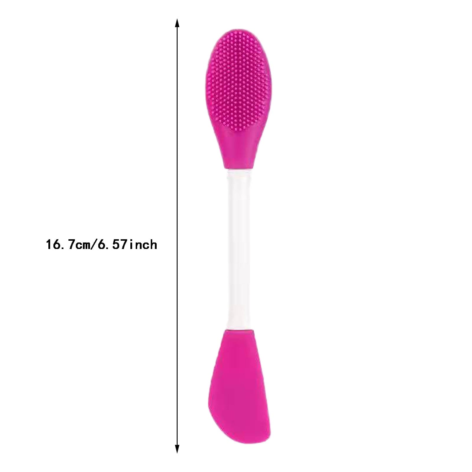 Double Head Silicone Facial Cleansing Tool for Deep Pore Exfoliation and Blackhead Removal Massager - Image 3