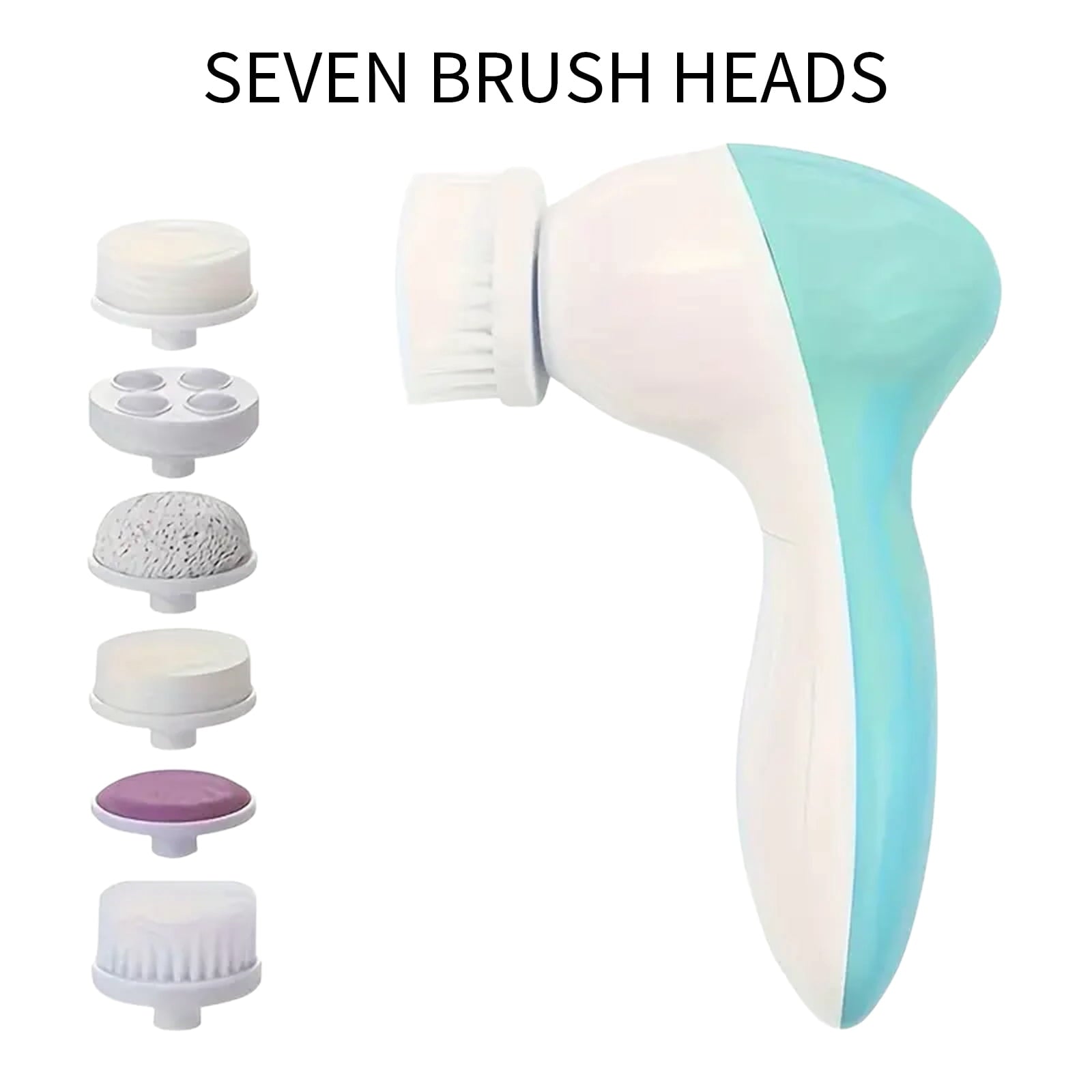 Facial Cleansing Brush,Adjustable 7-In-1 Electric Face Scrubber for Removing Blackheads,Face Brushes for Deep Cleansi... - Image 6