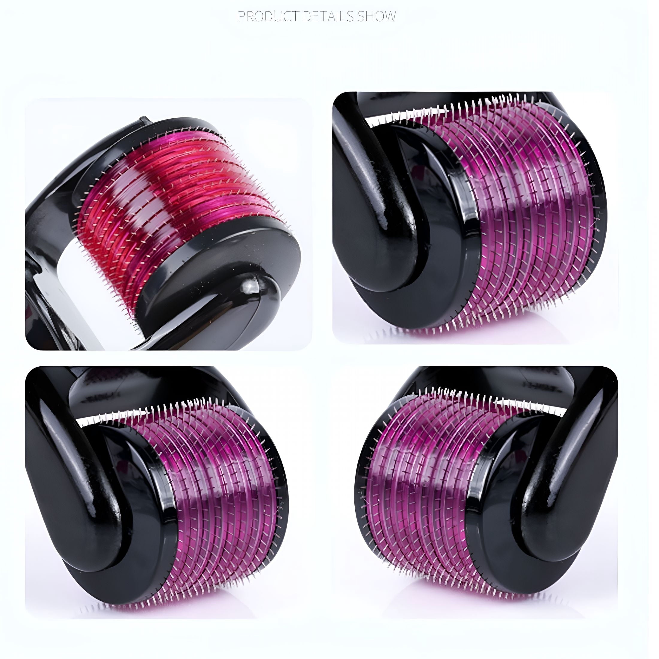 XIRQI Microneedle Roller,540 Needle Titanium Facial Microneedle Roller - Image 2
