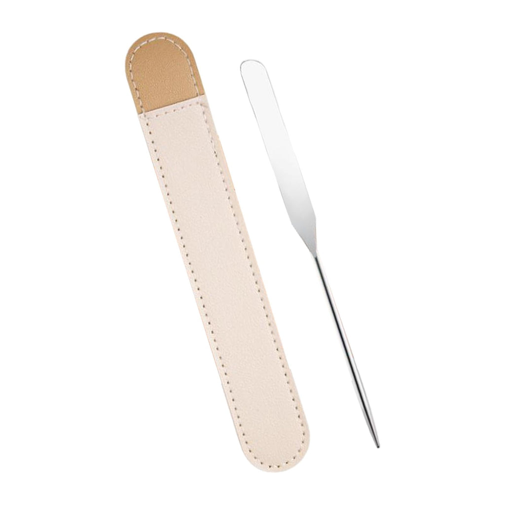 2xDouble Sided Makeup Spatula Professional for Cream Skincare Products Artist 2 Pcs - Image 6