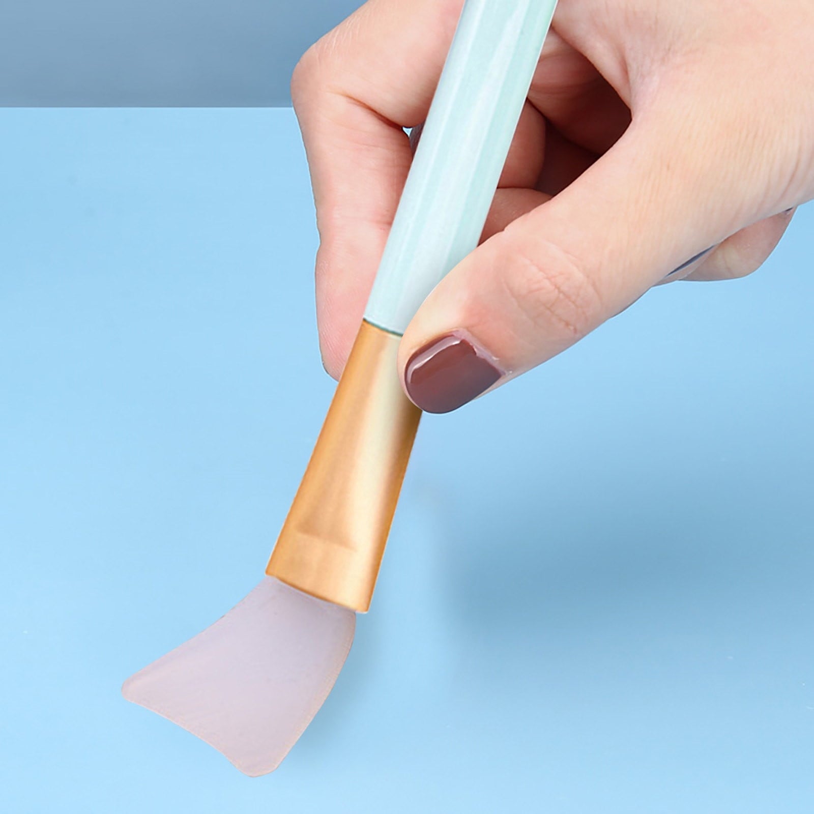Face Mask Applicator,Silicone Face Mask Brush Applicator Soft Face Mask Applicator Face Mask Spatula Facial Mask Brus... - Image 4