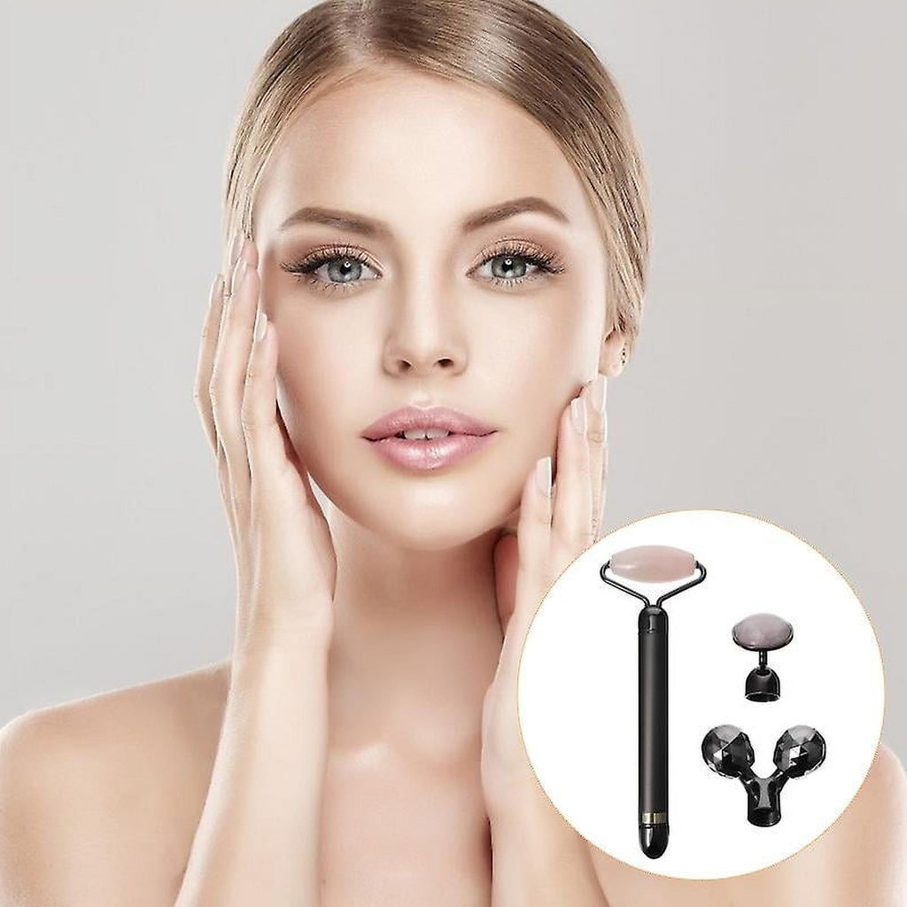 1set 3-in-1 Jade Face Roller - Image 3