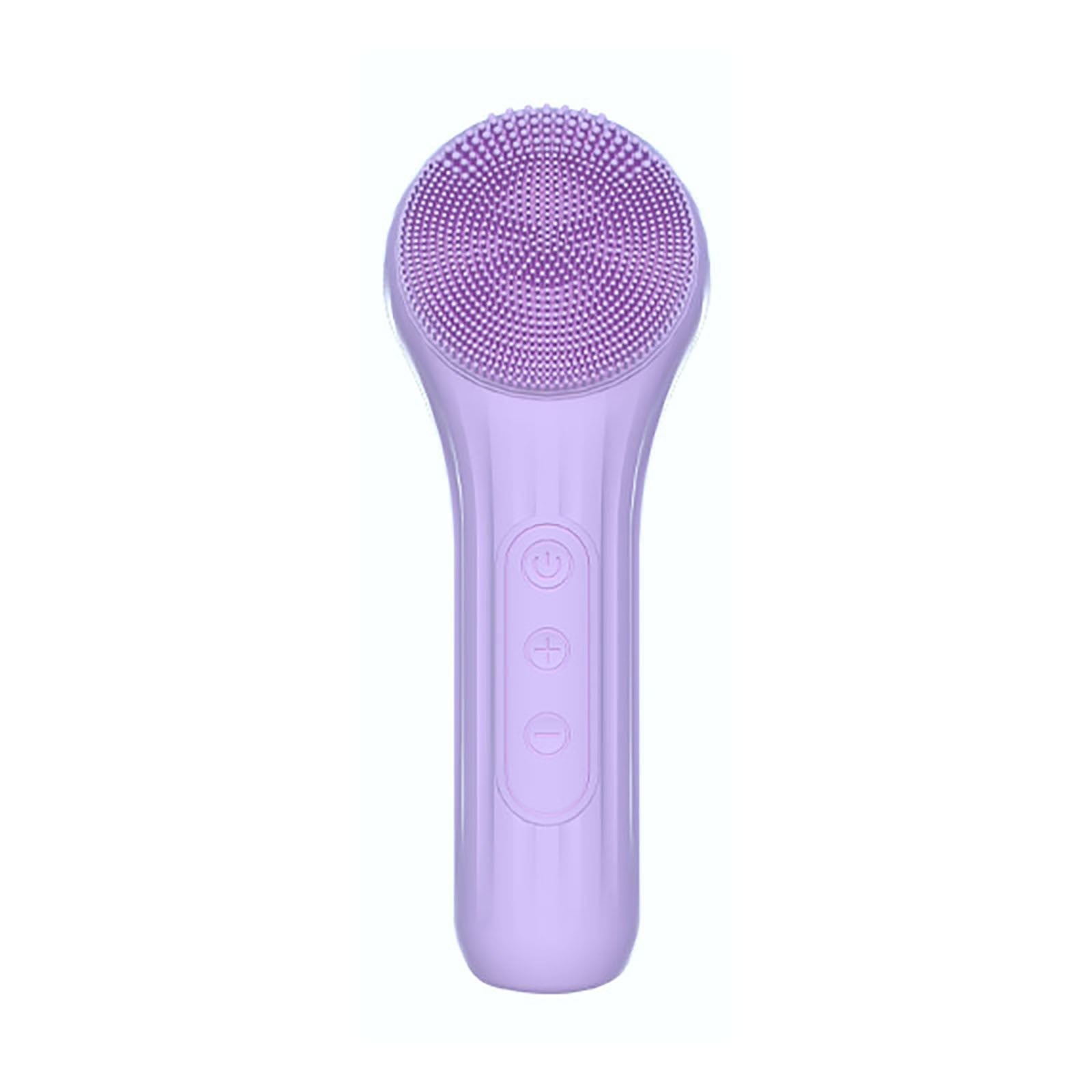 Rechargeable Heated Silicone Facial Brush - Vibrating Exfoliating & Deep Cleansing Massage Tool - Image 3