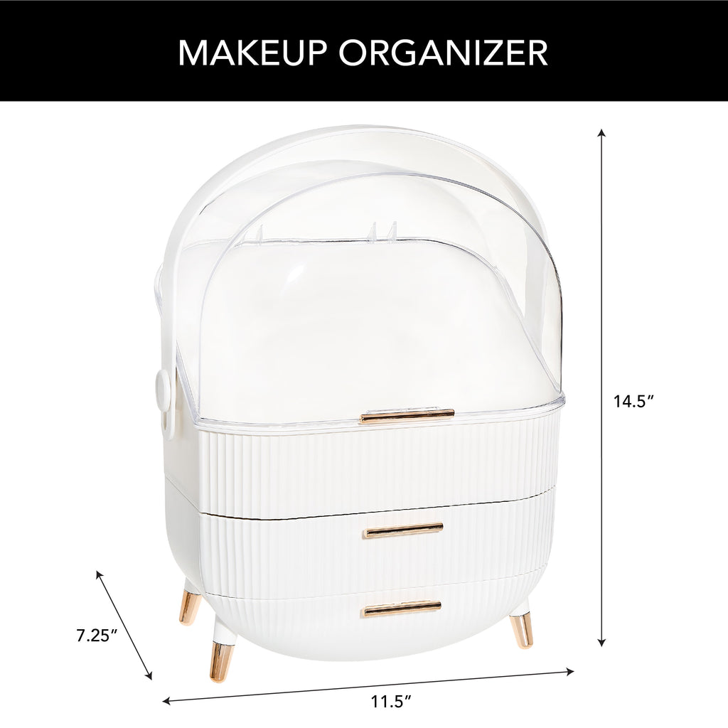 Makeup Organizer Skincare Organizers - Cosmetic Display Cases with Transparent Cover, SkinCare Organizers for Bathroo... - Image 2