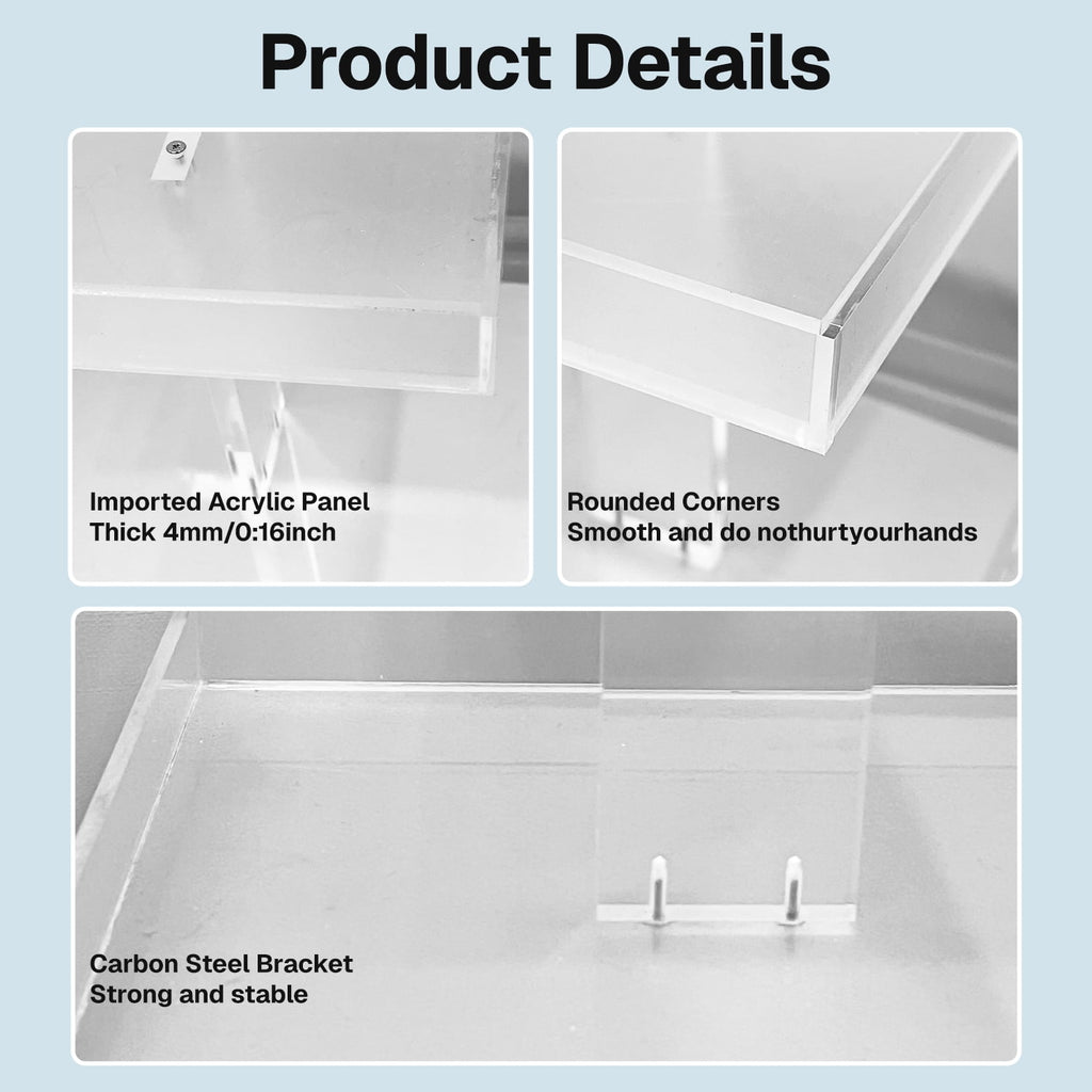 Behome Makeup Organizer, 2-Tier Acrylic Perfume Organizer, Cologne Organizer for Men, Versatile Display Stand Shelf for Fragrance, Skincare, - Image 3