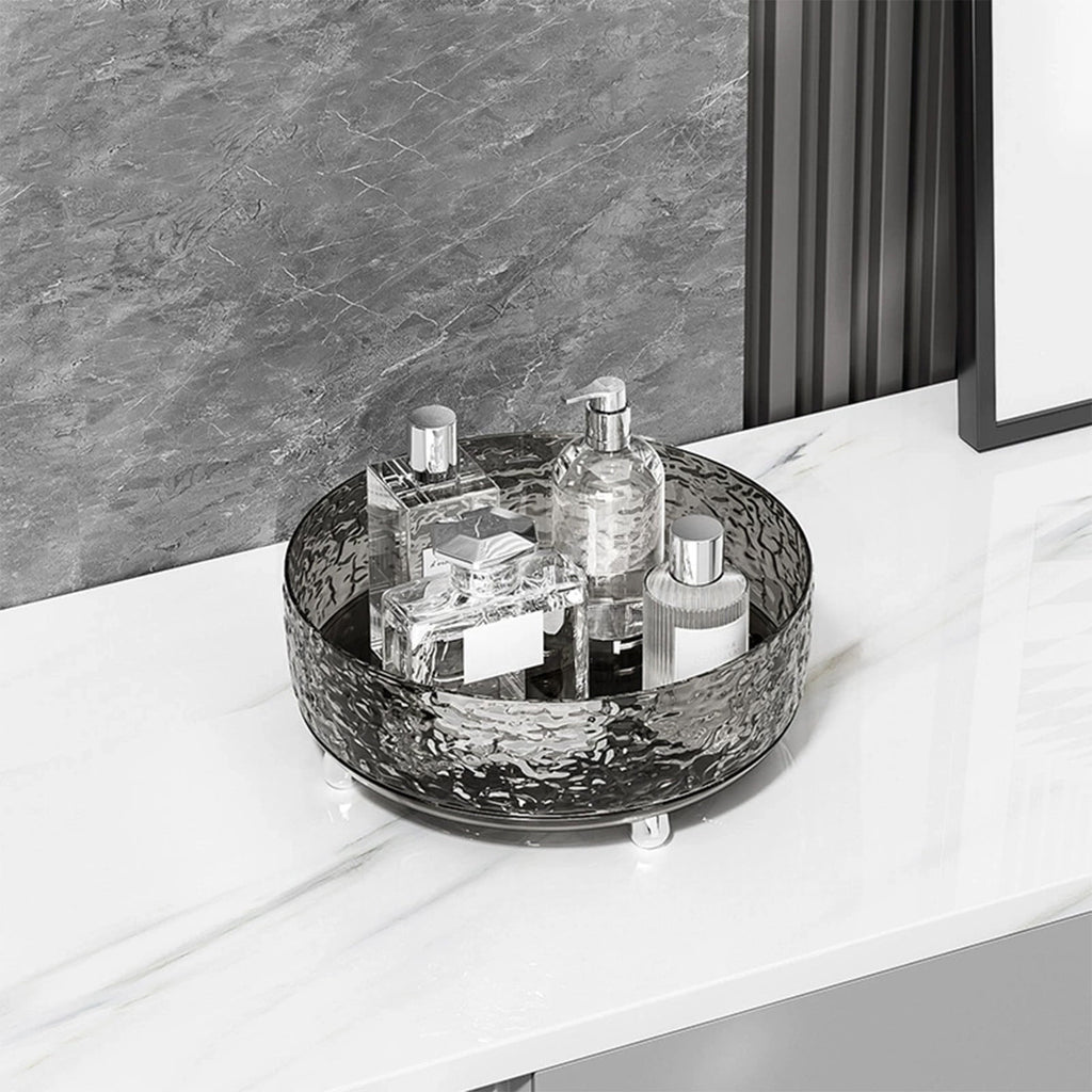 HomeKingdee 360° Rotating Makeup Organizer Perfume Lazy Susan, Spinning Skincare Storage for Dresser and Bathroom Cou... - Image 4