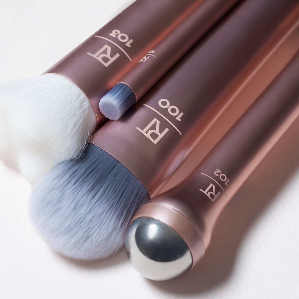 Skincare Prep & Prime Makeup Brush Set, 4 Piece - Image 3