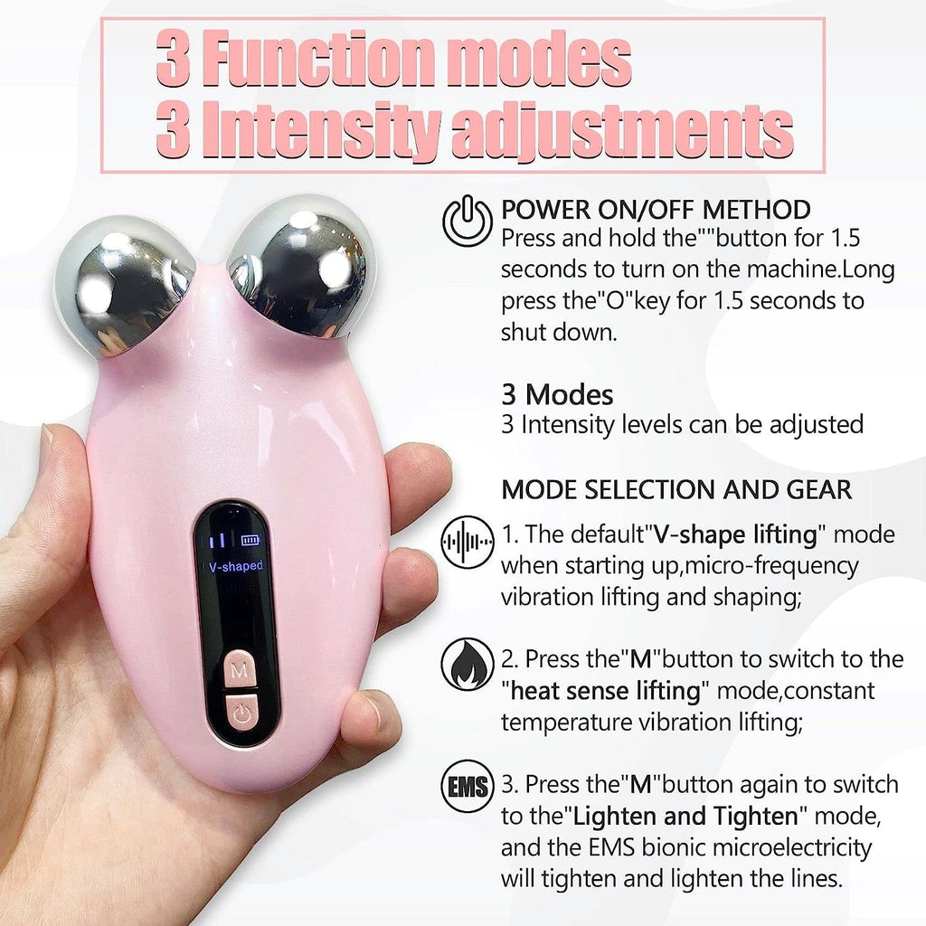 Microcurrent Facial Device, V-Face Sculpting Tool, Electric Face Massager for Anti Aging Wrinkle Reducer Rejuvenation... - Image 2