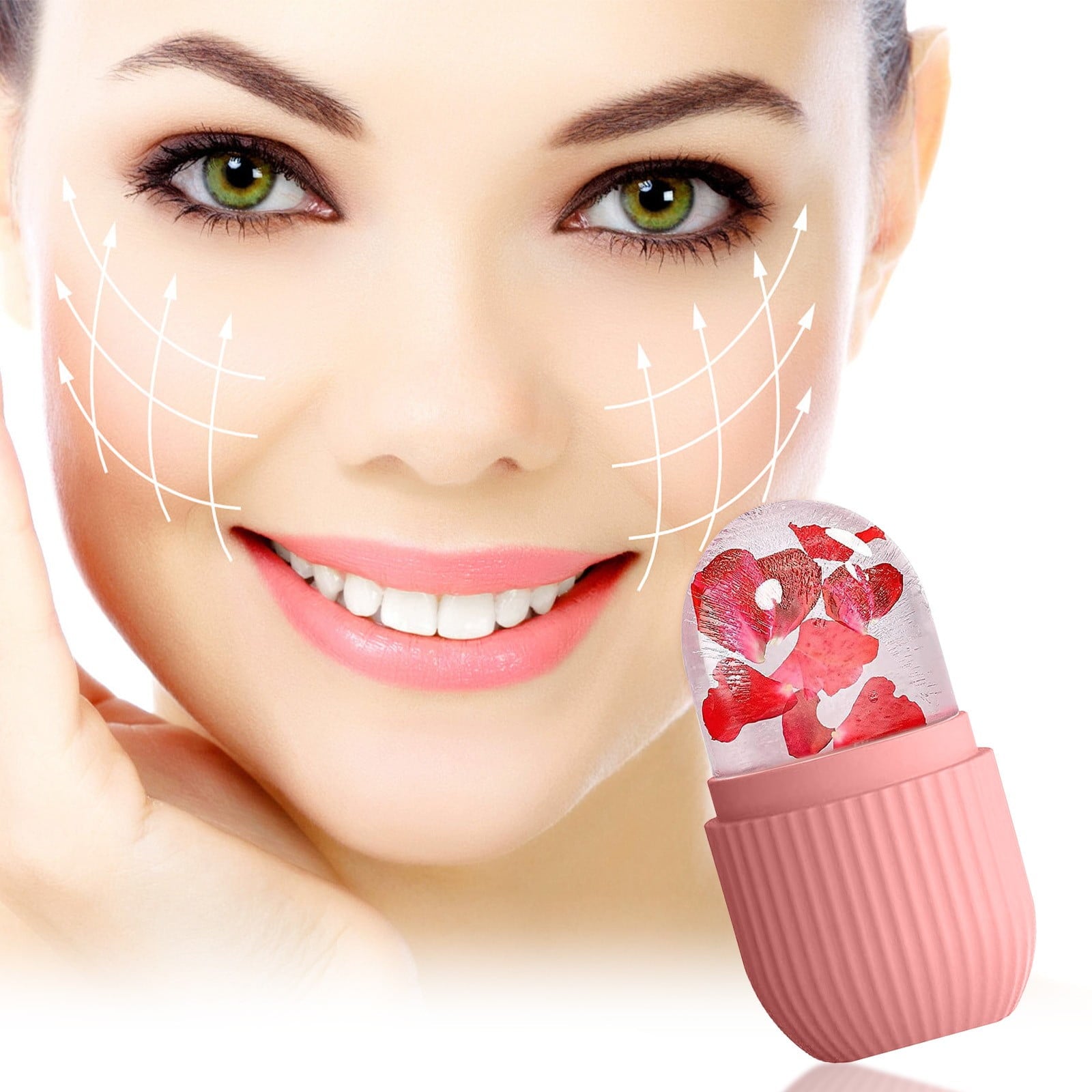 Wanfds Ice Roller for Face and Eye, Upgrated Ice Face Roller Puffiness Relief Ice Roller Skin Care Tools, Ice Facial ... - Image 4