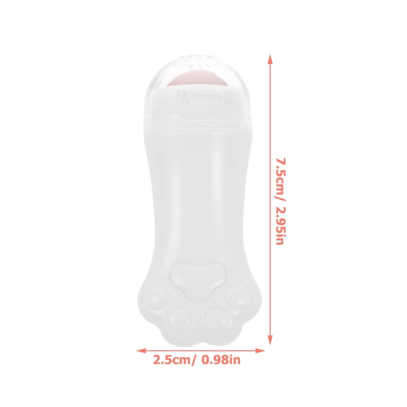 Facial Massage Tool Face Roller Rose Quartz Compact Design 1Set - Image 2