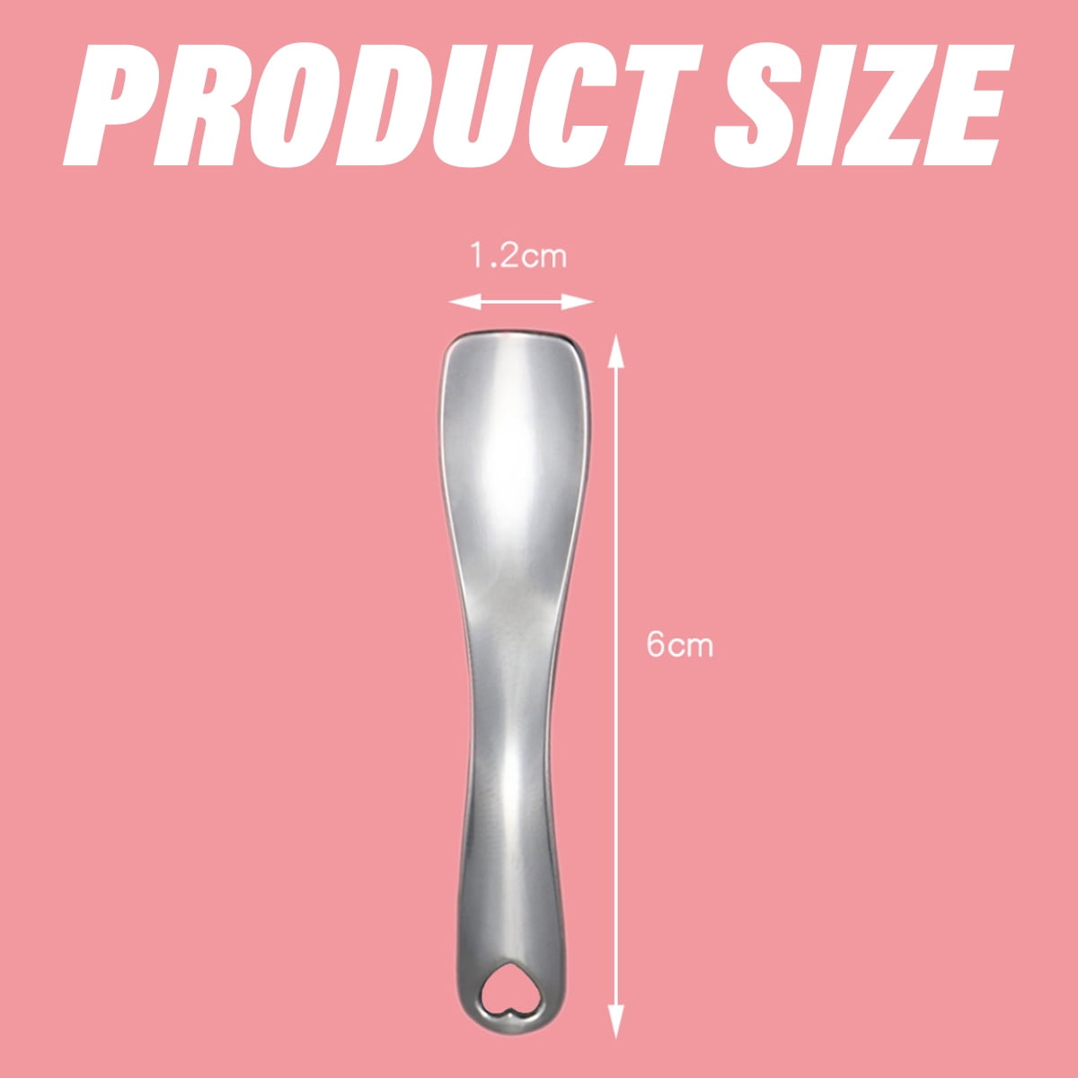 Mini Spoon Beauty Scoop, Metal Alloy Makeup Spatula for Dark Circles Skincare, Stainless Steel Applicator Ensuring Reusable and Gentle Produ - Image 2
