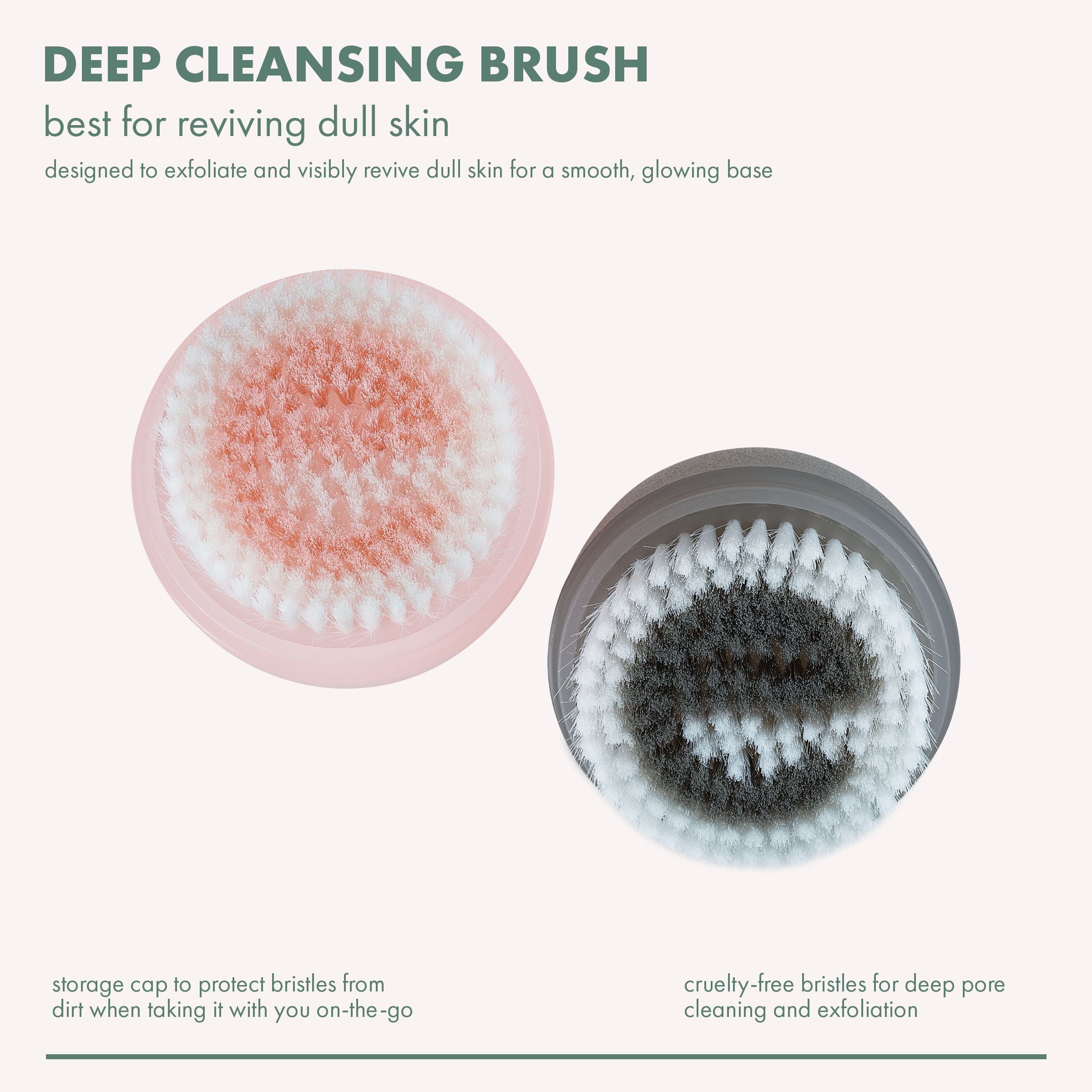 EcoTools Deep Cleansing Facial Brush, for Cleansers, Removes Oil & Dirt, Colors May Vary, 1 Count - Image 4