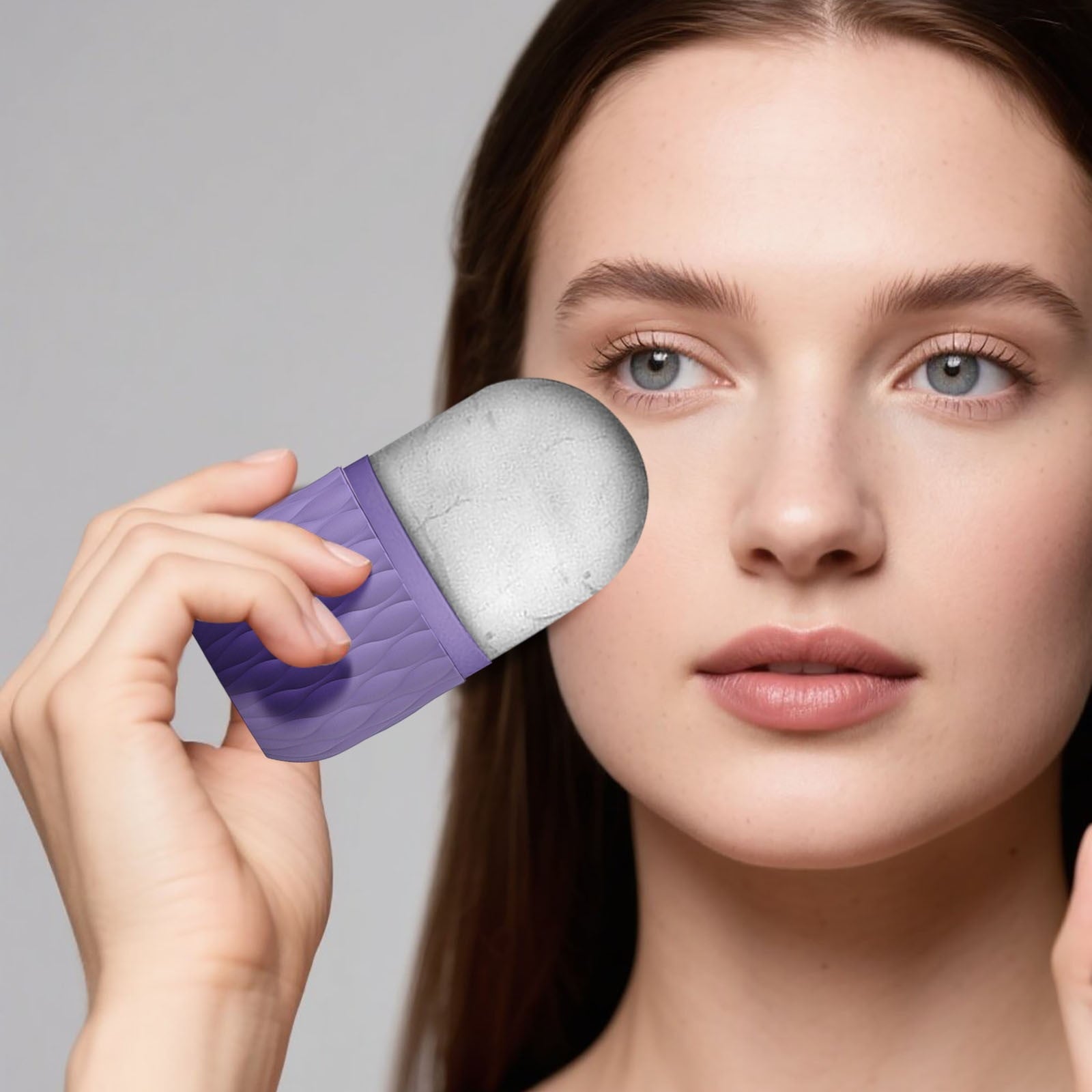 Ice Roller For Face - Eye Puffiness and Facial Ice Roller，Reusable Silicone Roller Durable Ice Facial Beauty Roller Face Massager For Skin C - Image 5