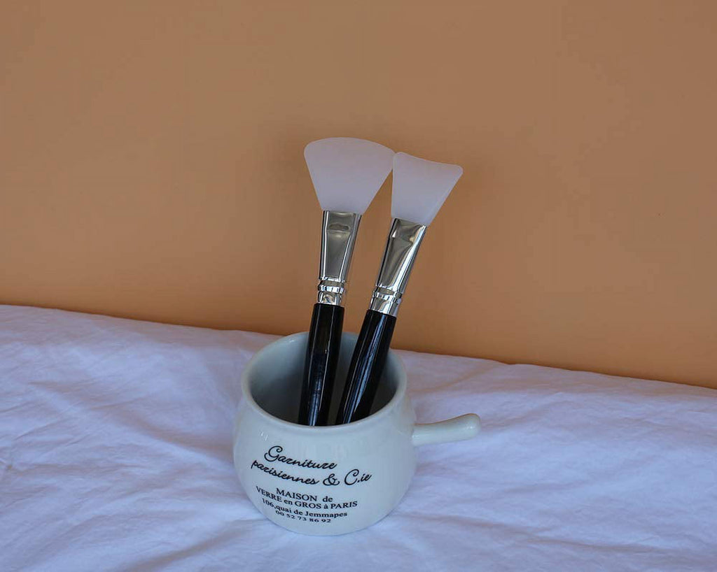 4 Pcs Silicone Face Mask Brush Applicator for Facial Mud, Clay Mask, Modeling Mask, Body Lotion, and BB CC Cream - Image 2