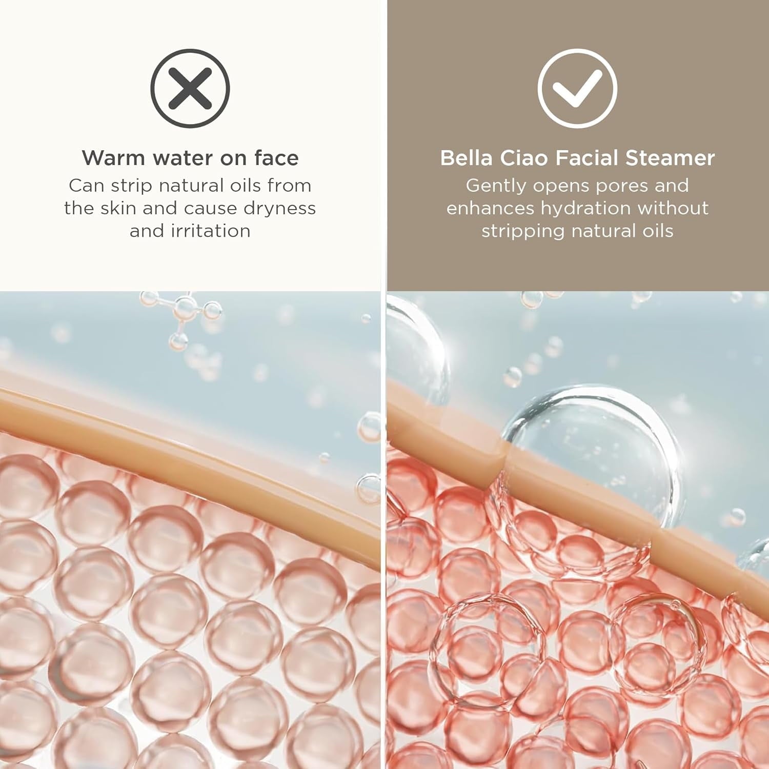 11-Piece Gentle Face Steamer Set, At-Home Spa Facial Kit for Deep Cleansing - Image 5