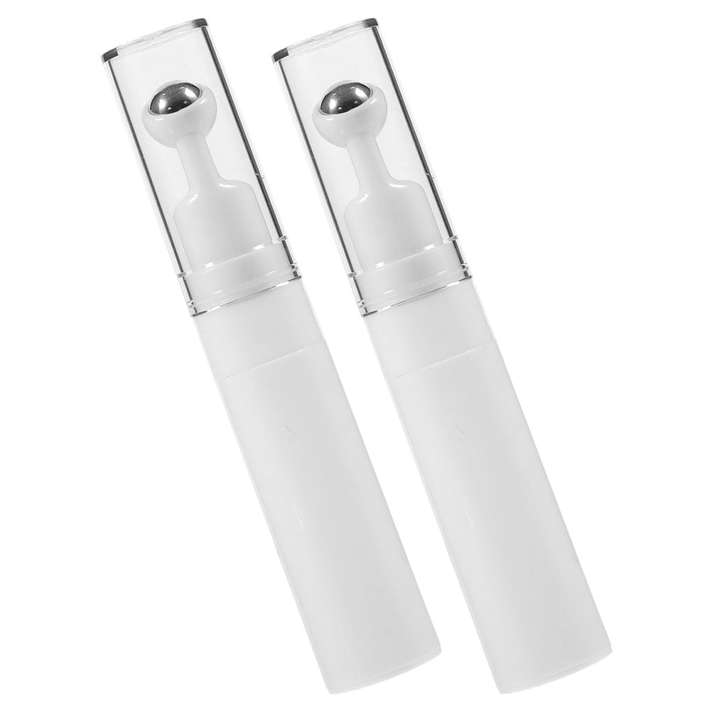 2Pcs Skincare Applicator Eye Cream Bottle Roller Acrylic .11X0.67X0.67in Ball Design - Image 4