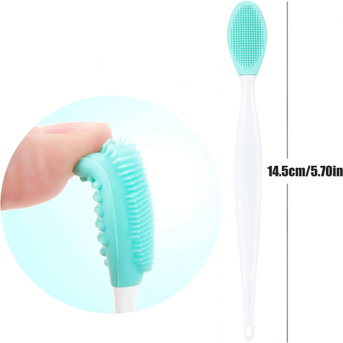 10 Lip Scrub Brush Silicone Exfoliating Colorful Lip Scrubber Double-Sided Soft Lip Brush for Lip Skin Smoothing Clea... - Image 2