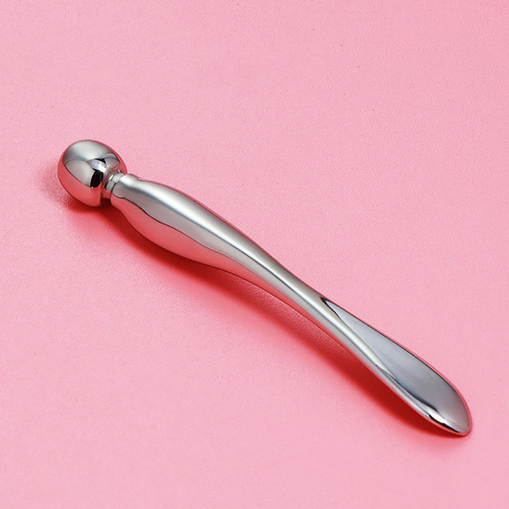 Metal Wand Spatula Face Roller, Dual-Ended Beauty Massage Tool for Skin Care Anti-Swelling - Image 6