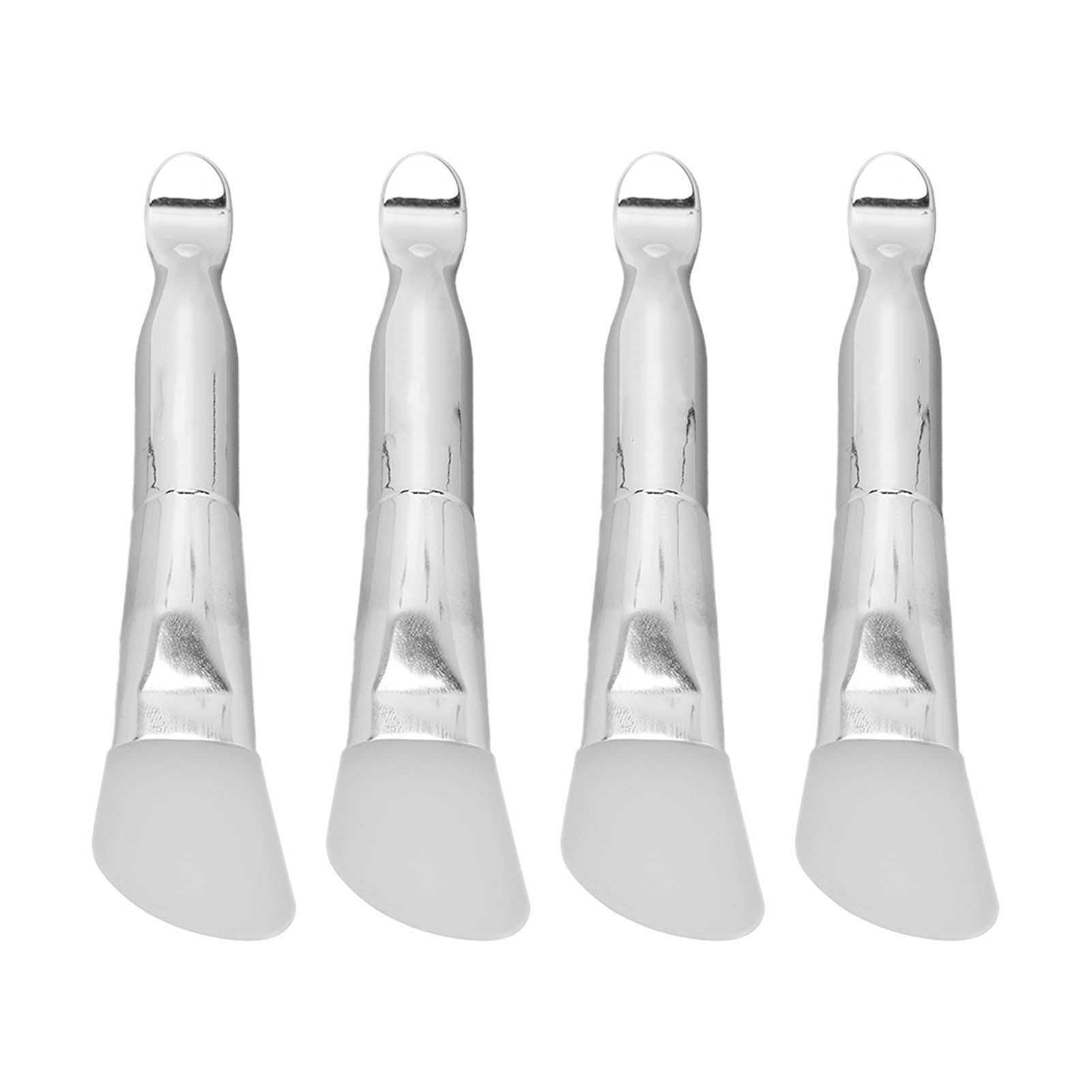4pcs Double Ended Face Mask Brushes Set, Silicone Facial Mud Mask Applicator with Aluminum Handle for Professional Sk... - Image 3