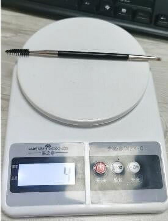Professional Double-Ended Angled Eye Brow and Spoolie Champagne Gold - Image 3