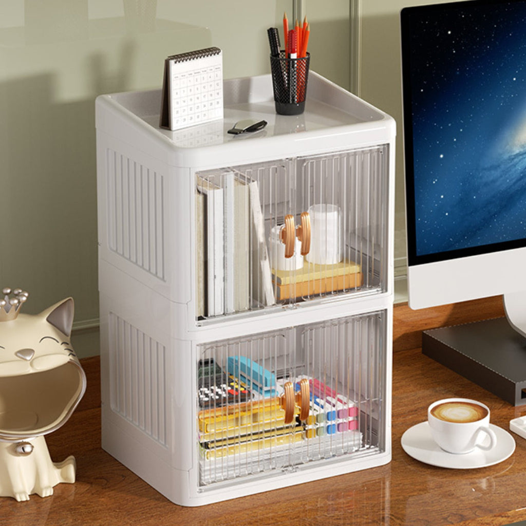 Clearance 2Pcs Multilayer Skincare Organizers Makeup Organizer Holder Beauty Cosmetic Storage Box Display Case Dust F... - Image 3