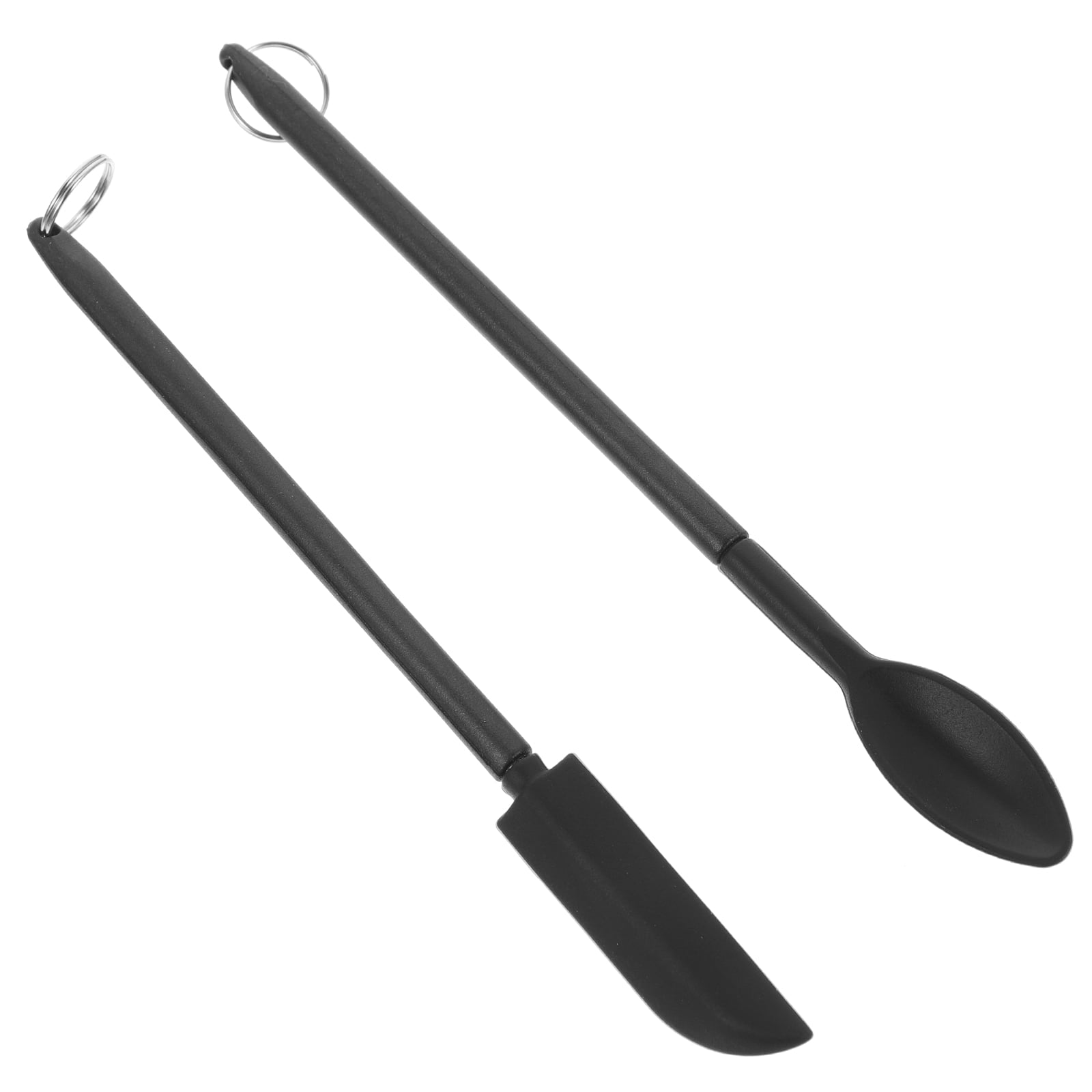1 Set of Mini Silicone Spoon Cosmetic Spatula Telescopic Silicone Makeup Spoon Beauty Spatula - Image 4