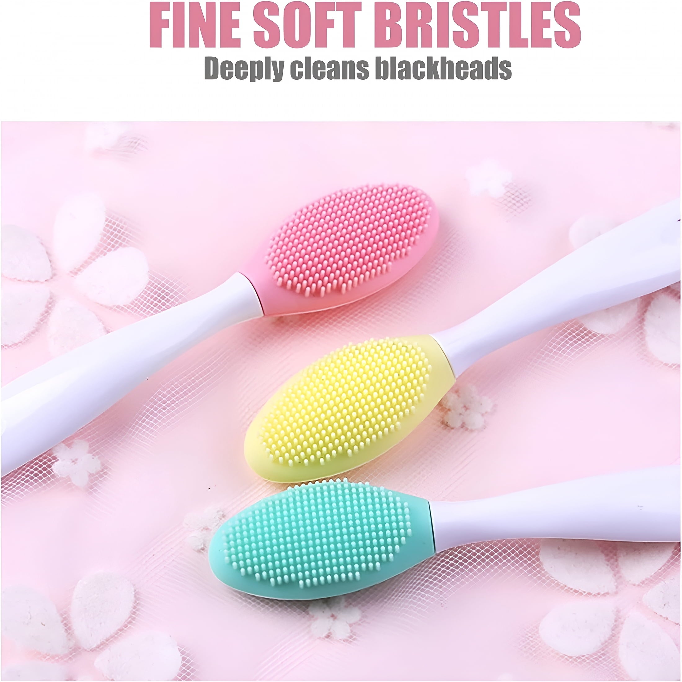 10 Lip Scrub Brush Silicone Exfoliating Colorful Lip Scrubber Double-Sided Soft Lip Brush for Lip Skin Smoothing Clea... - Image 4