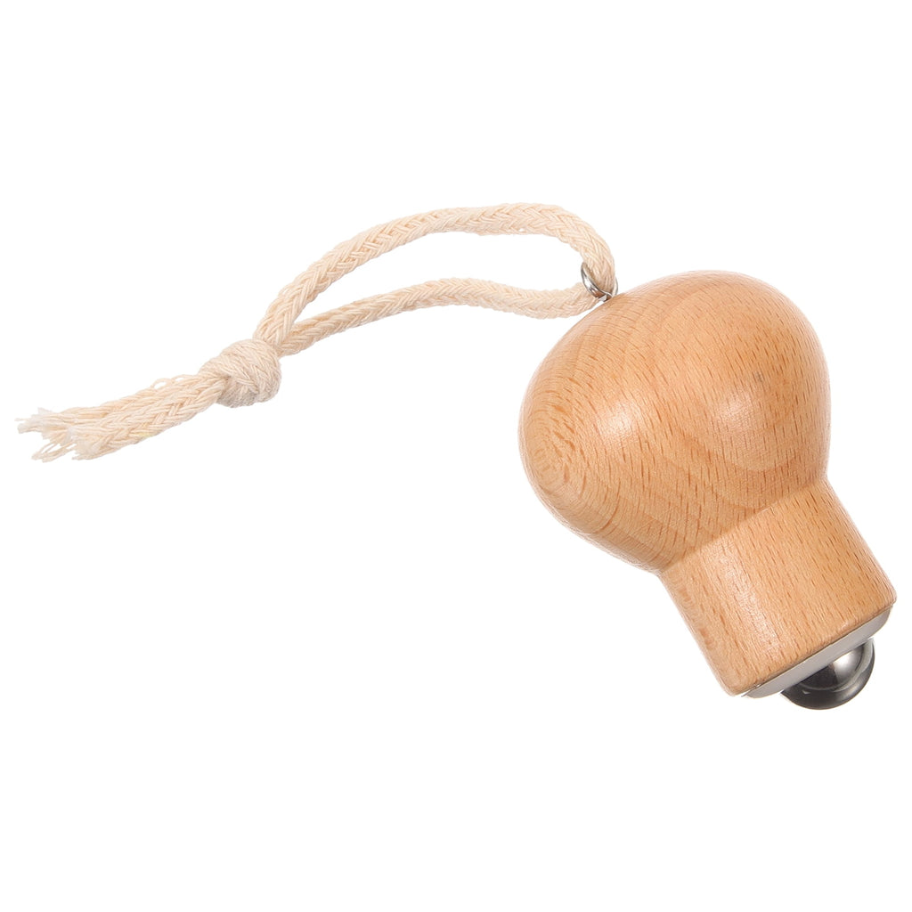 Face Roller Skin Care Tool Khaki Beech Wood 1Pcs - Image 5
