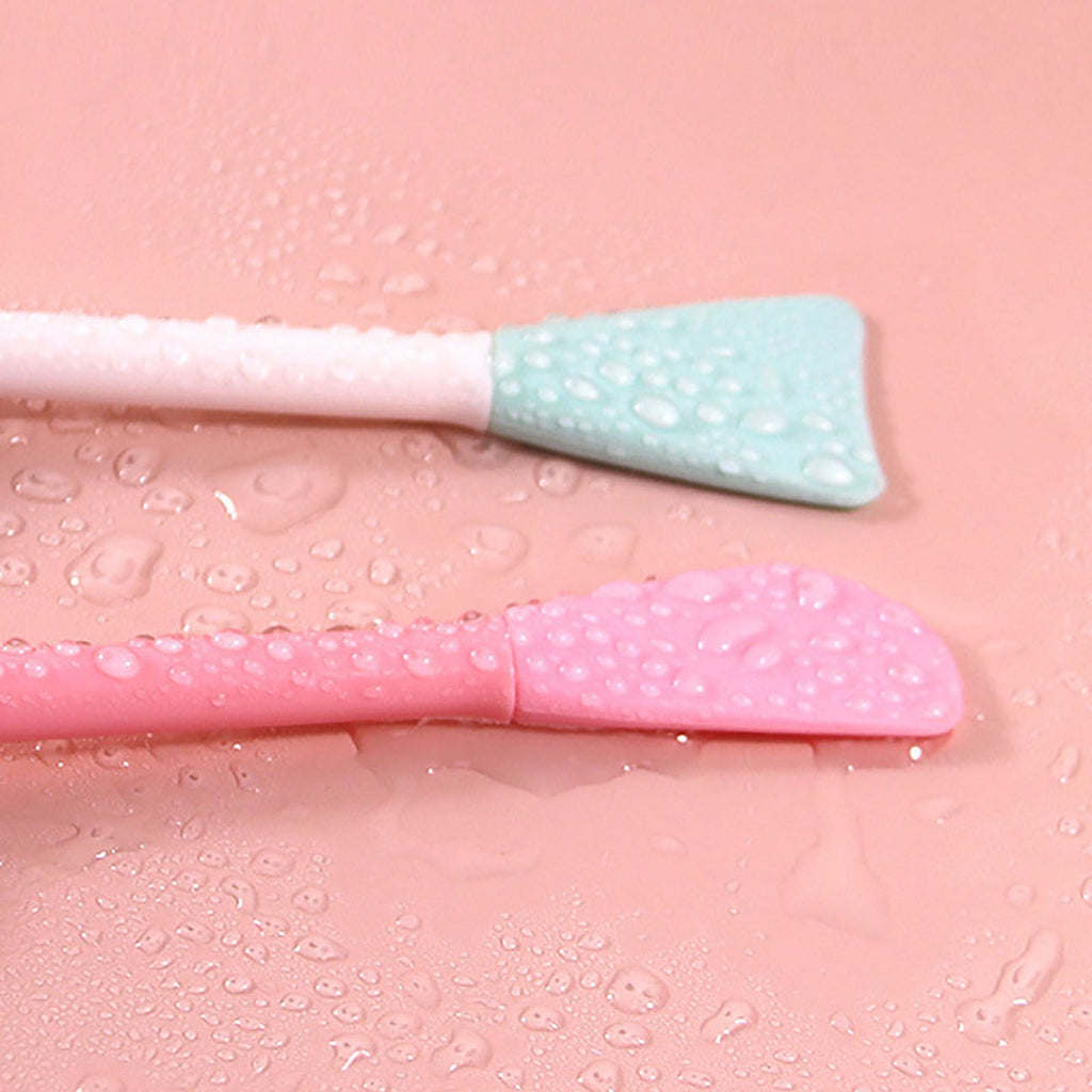 Double Ended Silicone Facial Cleansing Brush and Massage Applicator Tool for Deep Cleaning and Application - Image 4